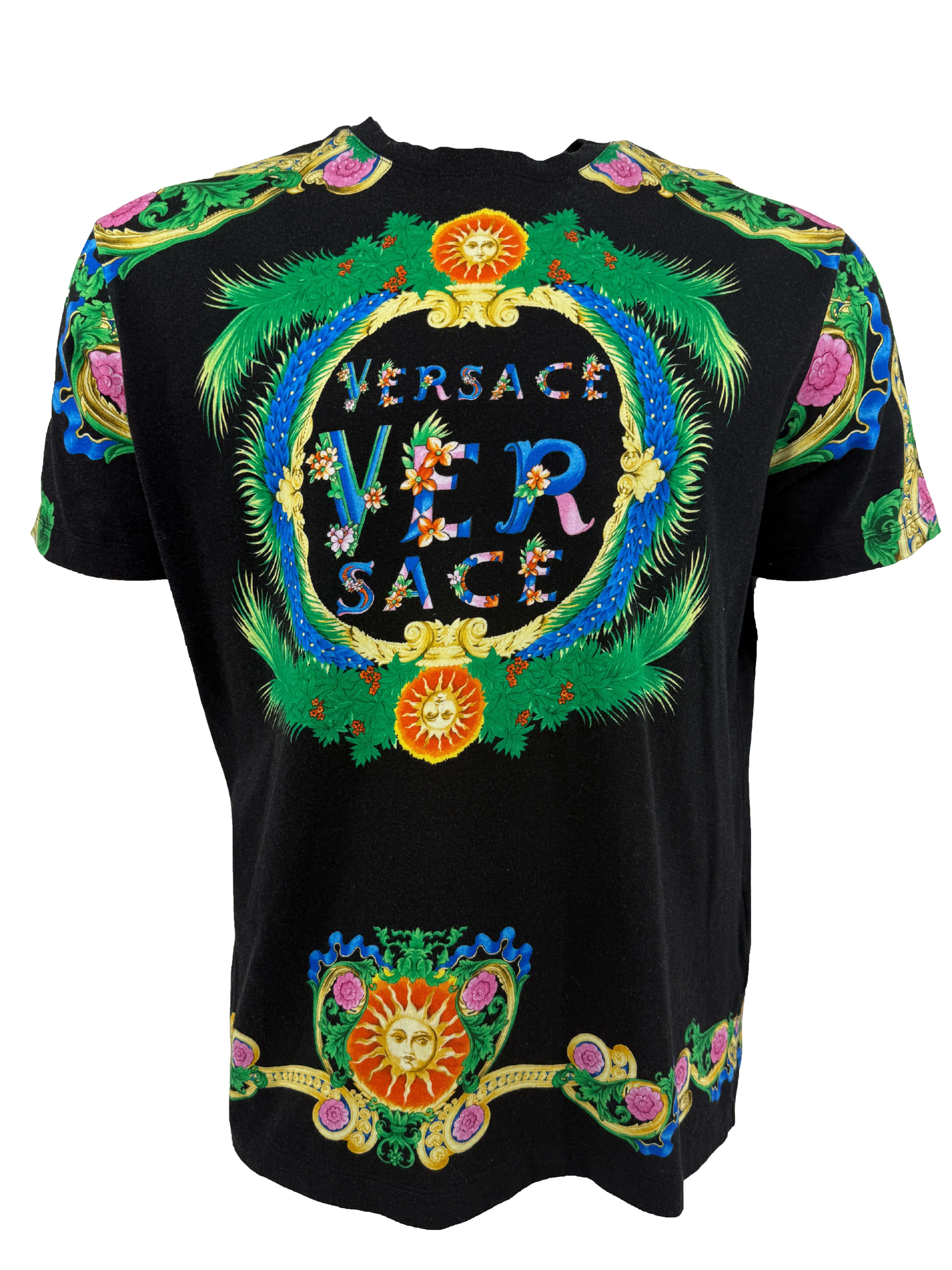 Versace Printed T-Shirt - Black Versace