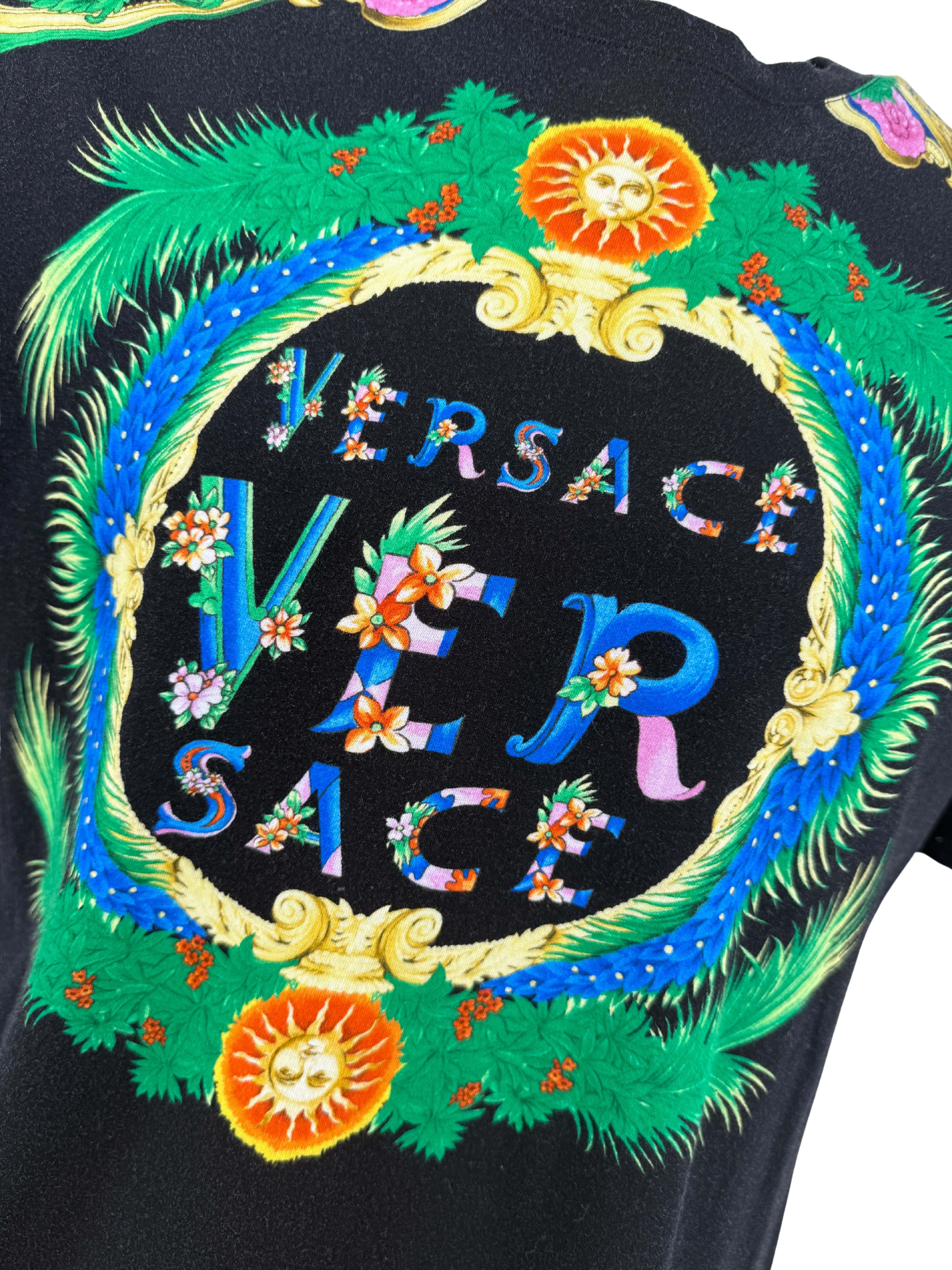 Versace Printed T-Shirt - Black Versace