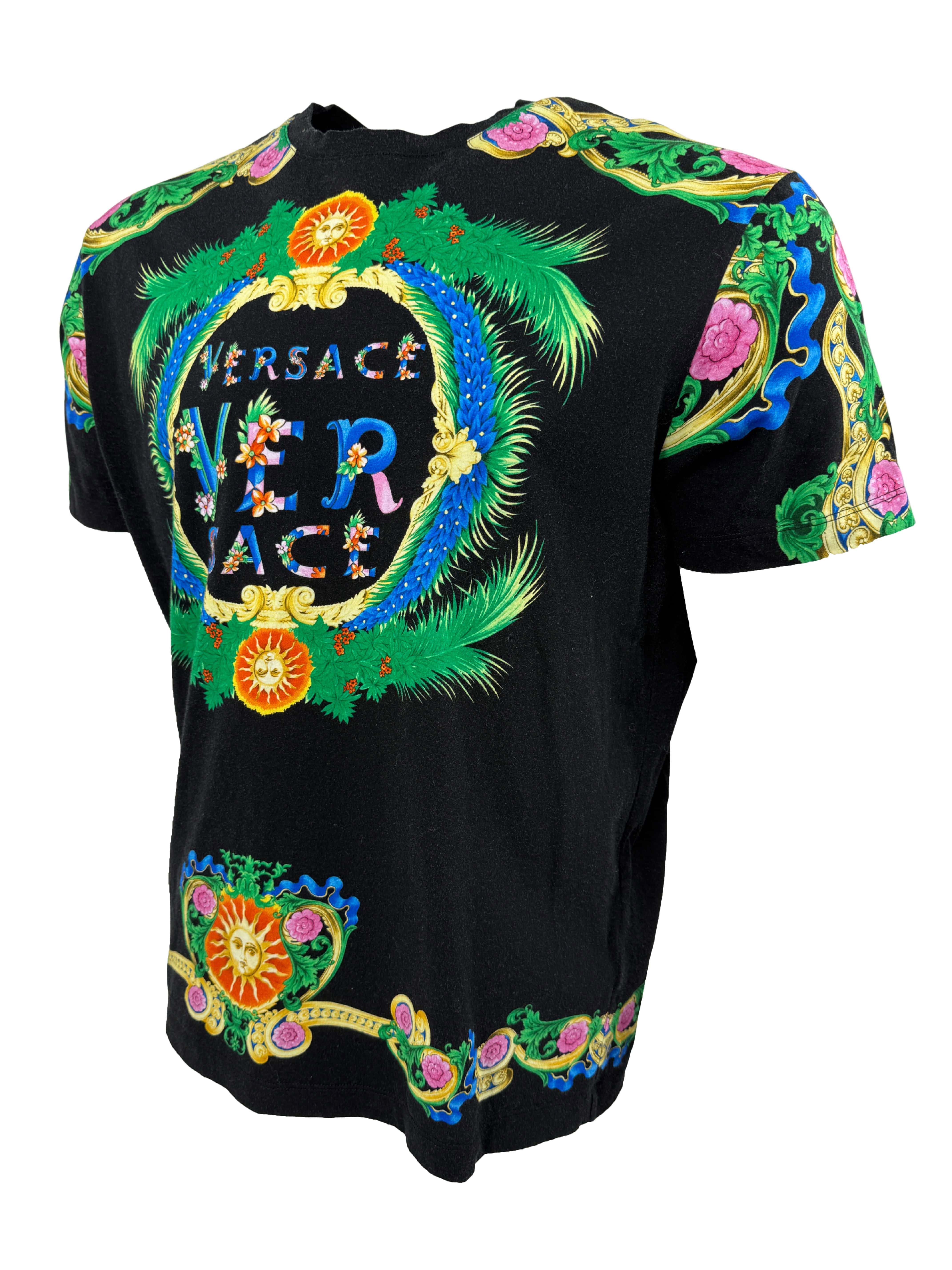 Versace Printed T-Shirt - Black Versace