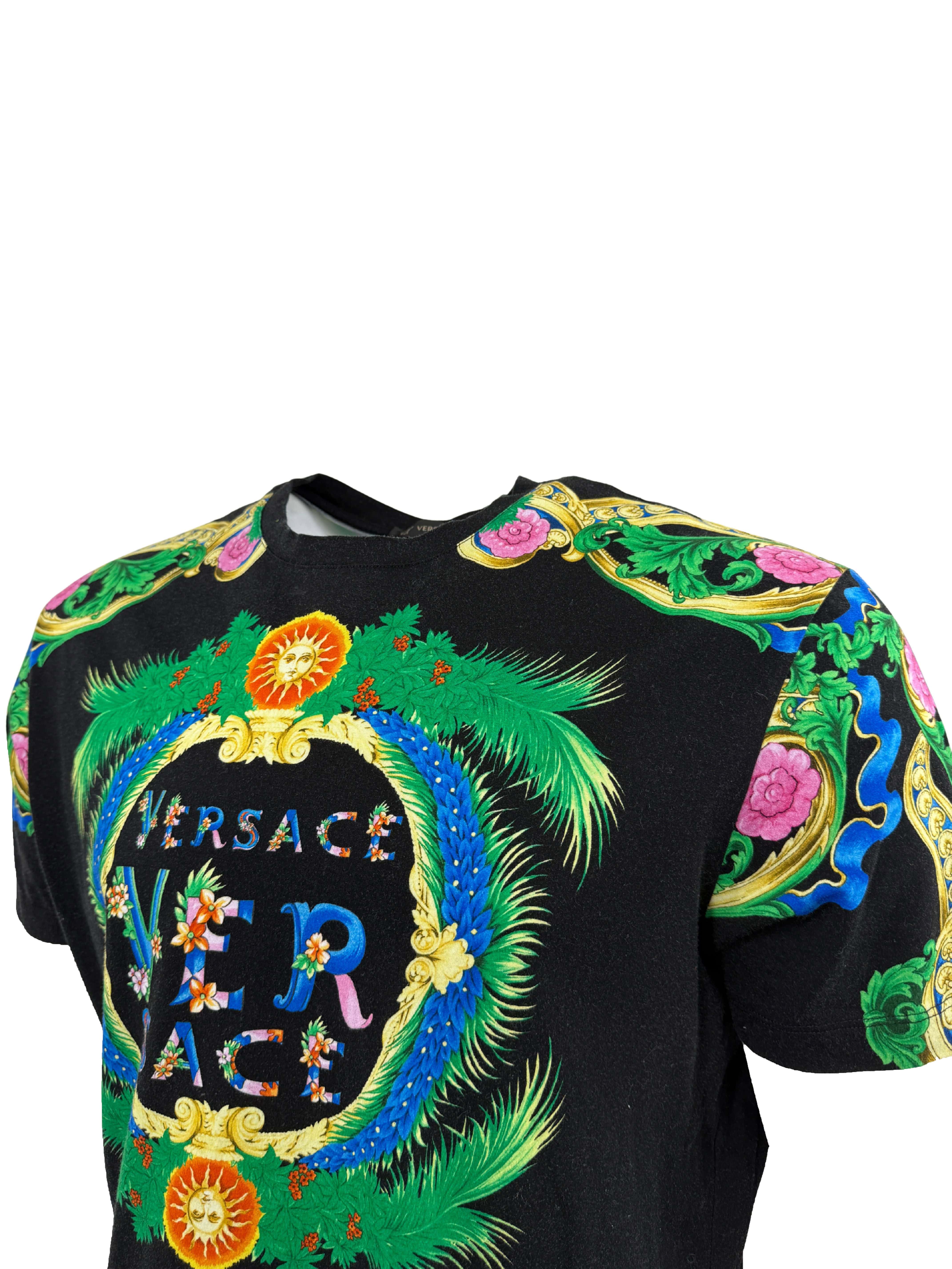 Versace Printed T-Shirt - Black Versace