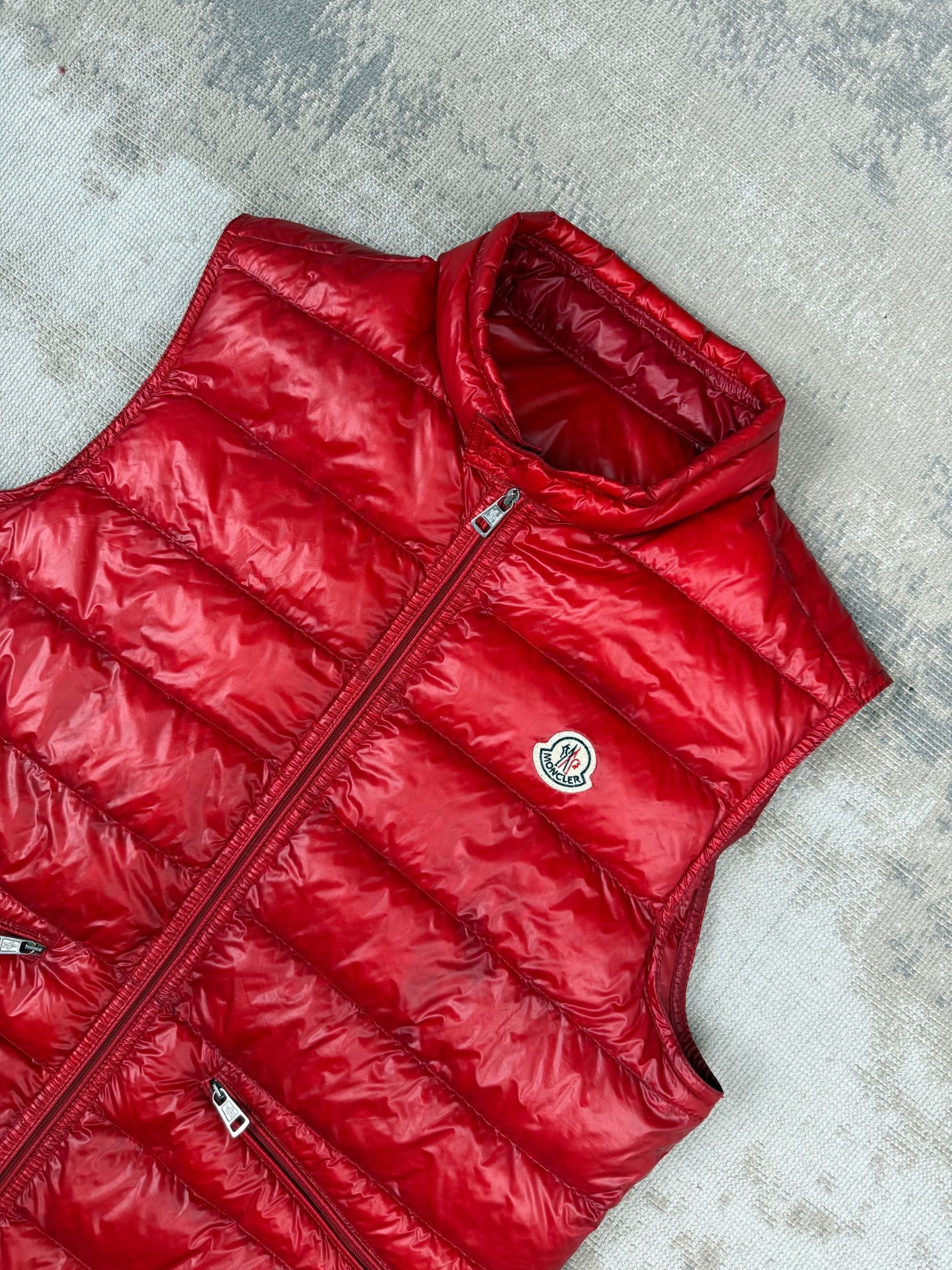 Moncler Gui Gilet - Red Moncler