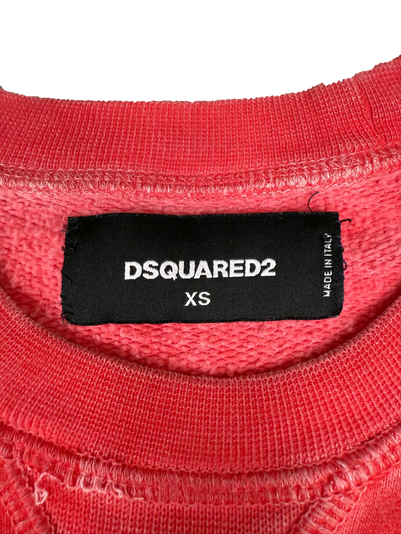 Dsquared2 Caten Brothers Logo Sweatshirt - Red Dsquared2