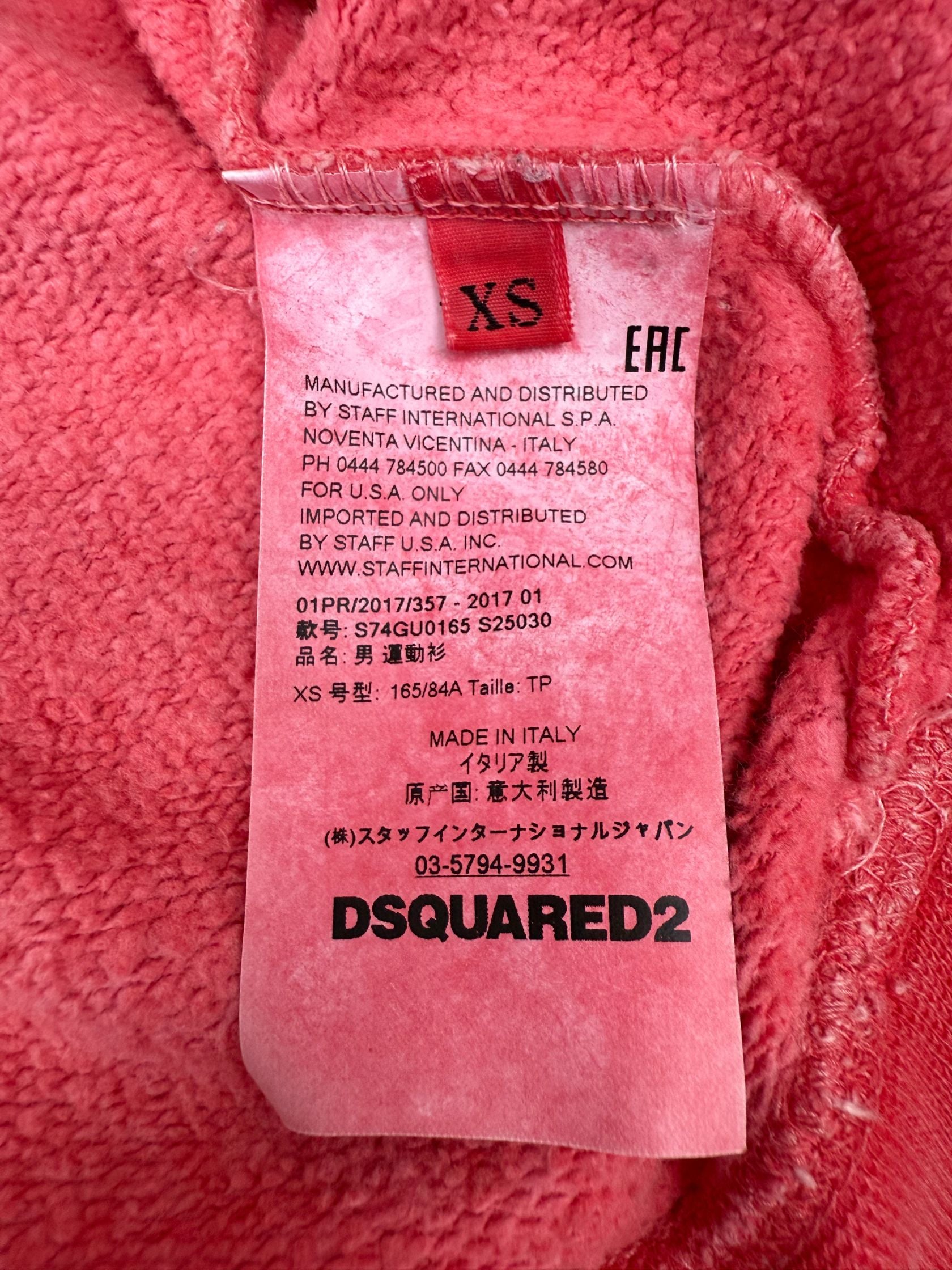 Dsquared2 Caten Brothers Logo Sweatshirt - Red Dsquared2