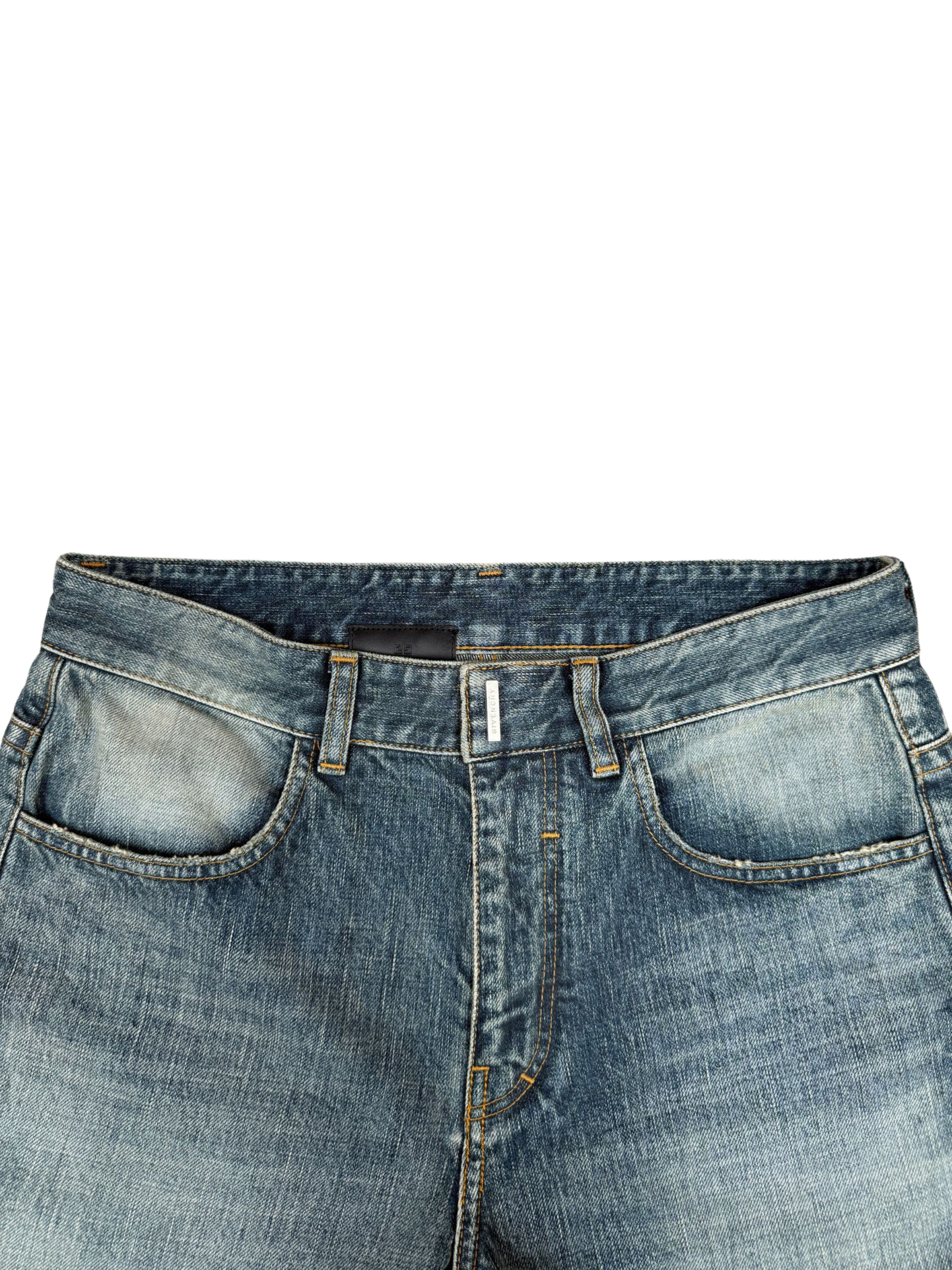 Givenchy Straight Legged Jeans - Washed Denim (Unused) Givenchy