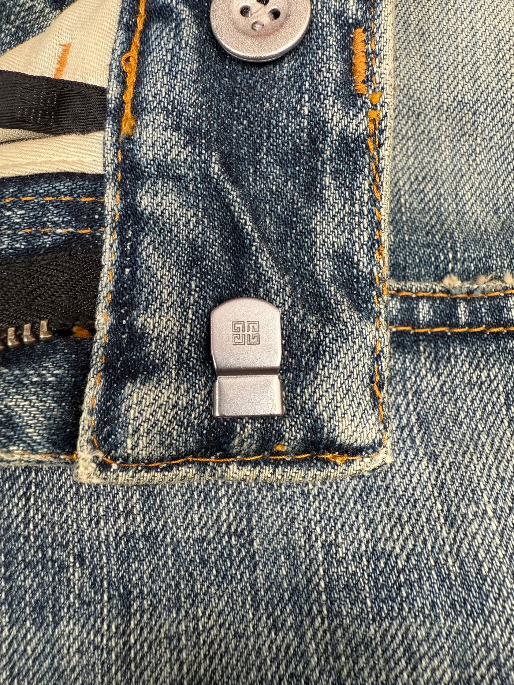 Givenchy Straight Legged Jeans - Washed Denim (Unused) Givenchy