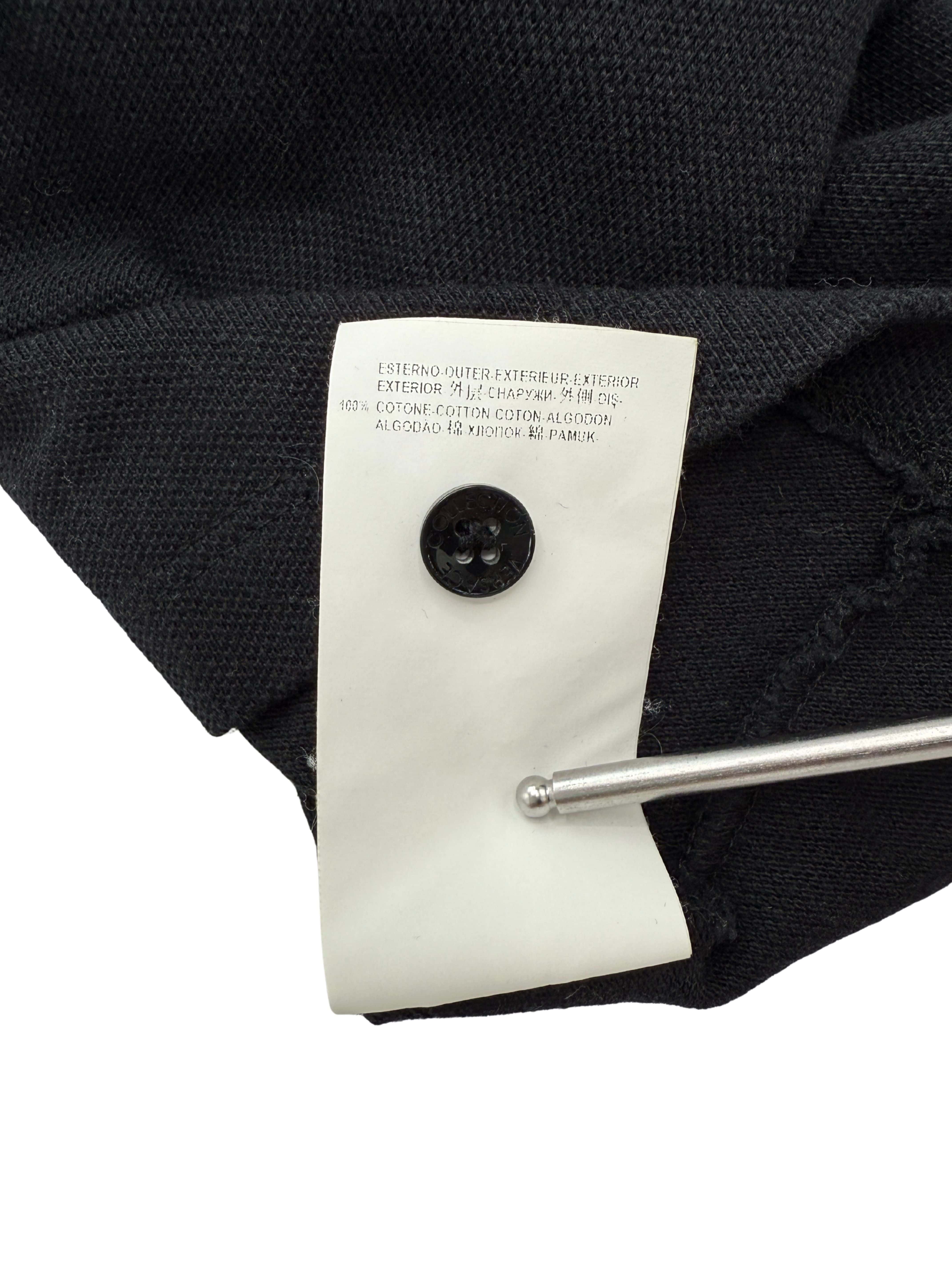 Versace Embroidered Medusa Polo - Black Versace