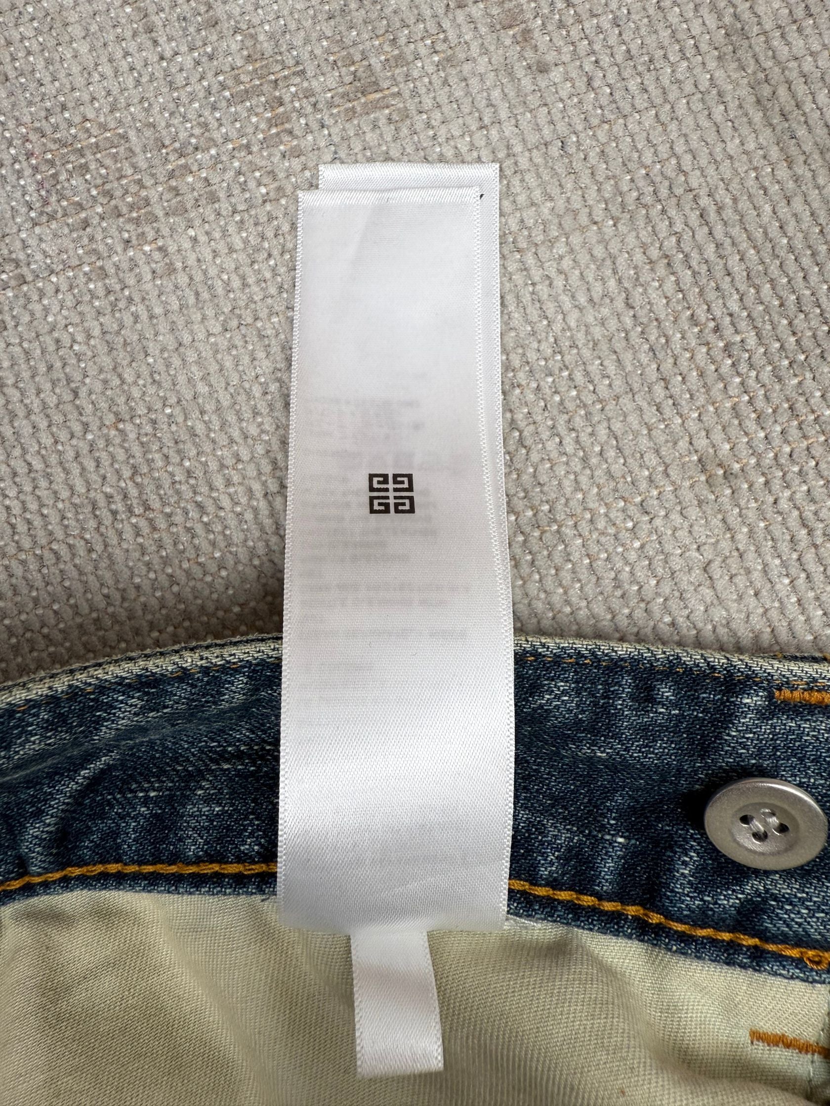 Givenchy Straight Legged Jeans - Washed Denim (Unused) Givenchy