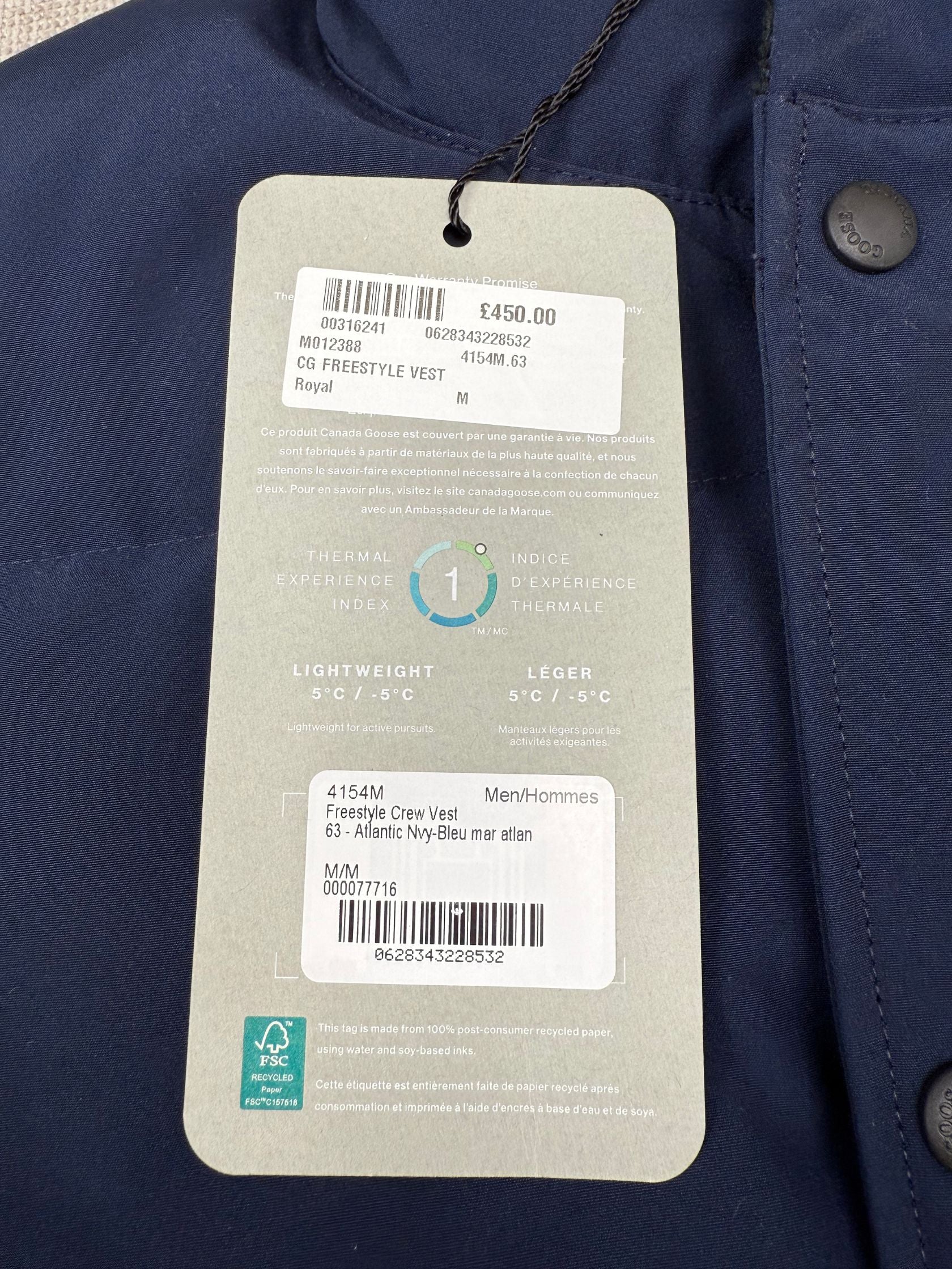 Canada Goose Freestyle Gilet - Navy (Unused) Canada Goose