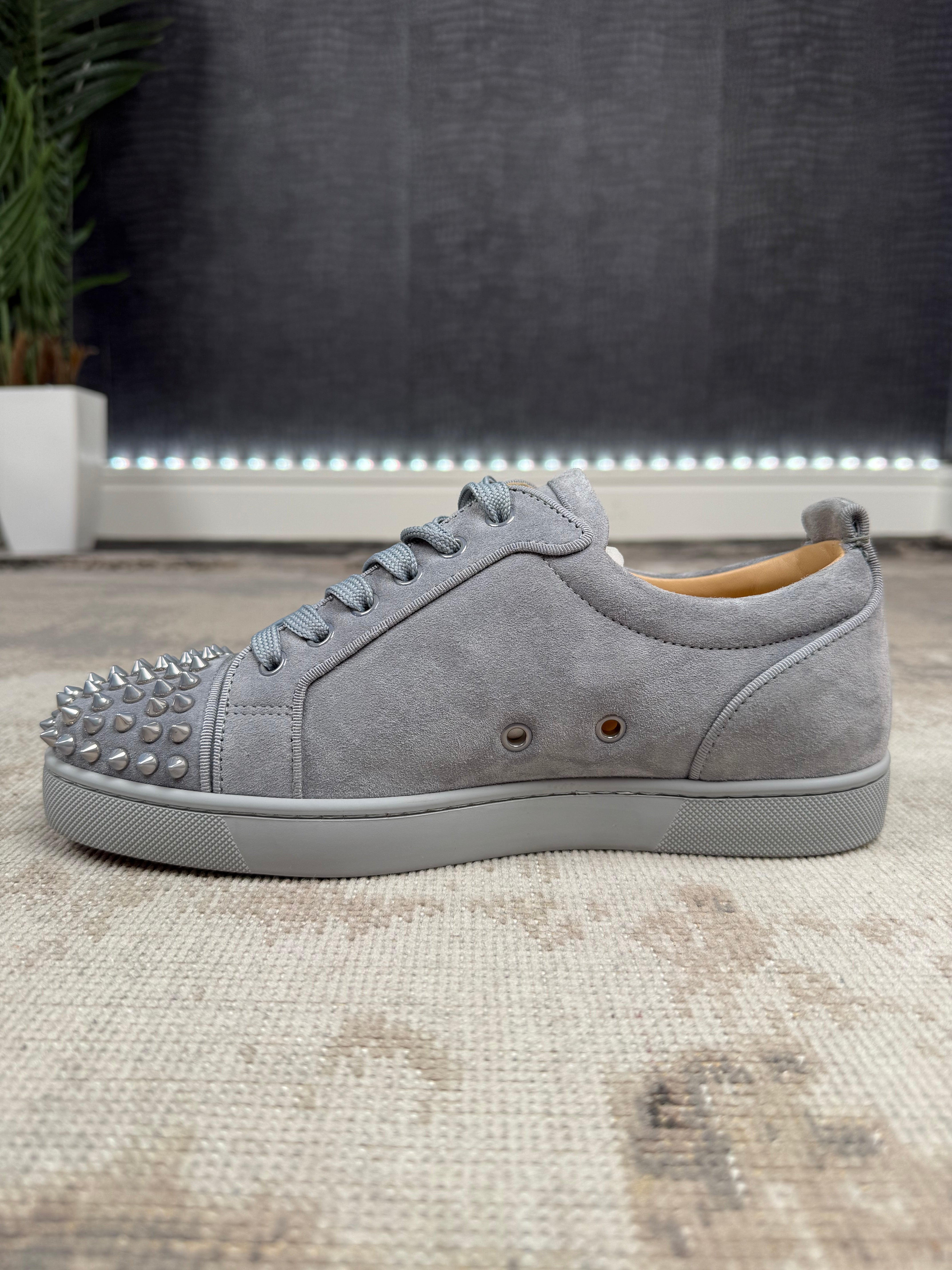 Christian Louboutin Junior Spike Trainers - Grey Christian Louboutin