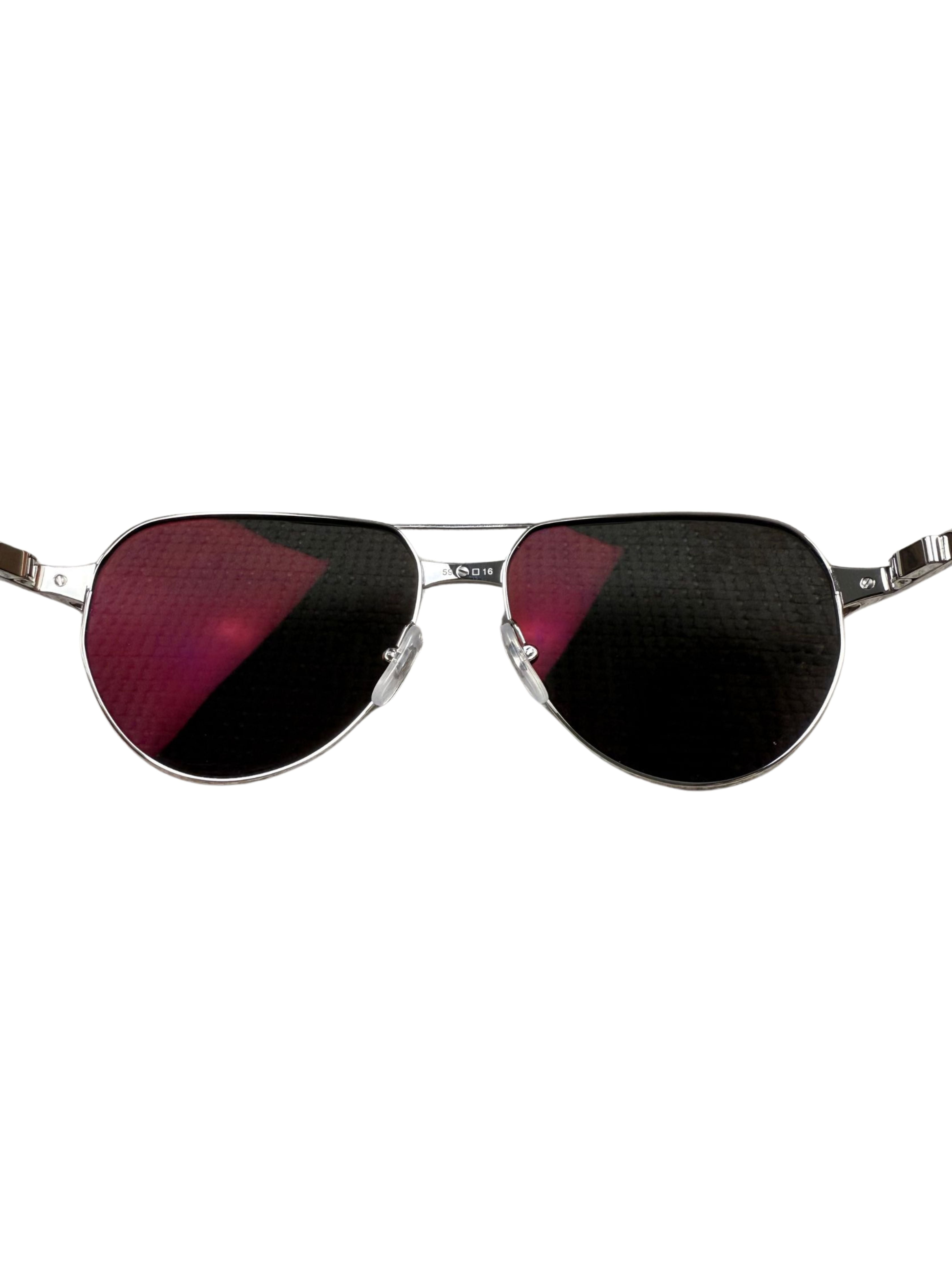 Cartier CT0425S 004 Sunglasses - Silver (Unused)