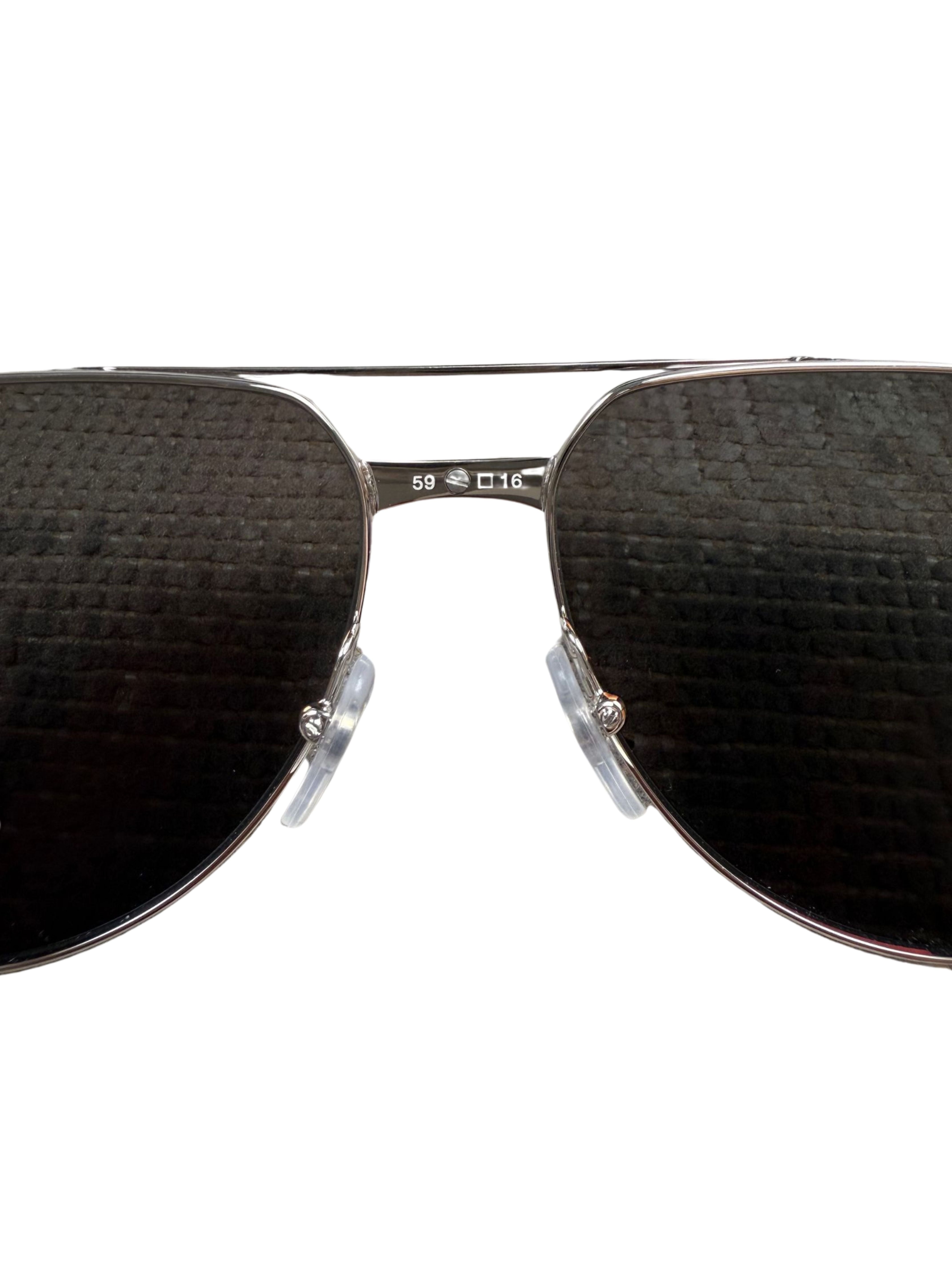 Cartier CT0425S 004 Sunglasses - Silver (Unused)