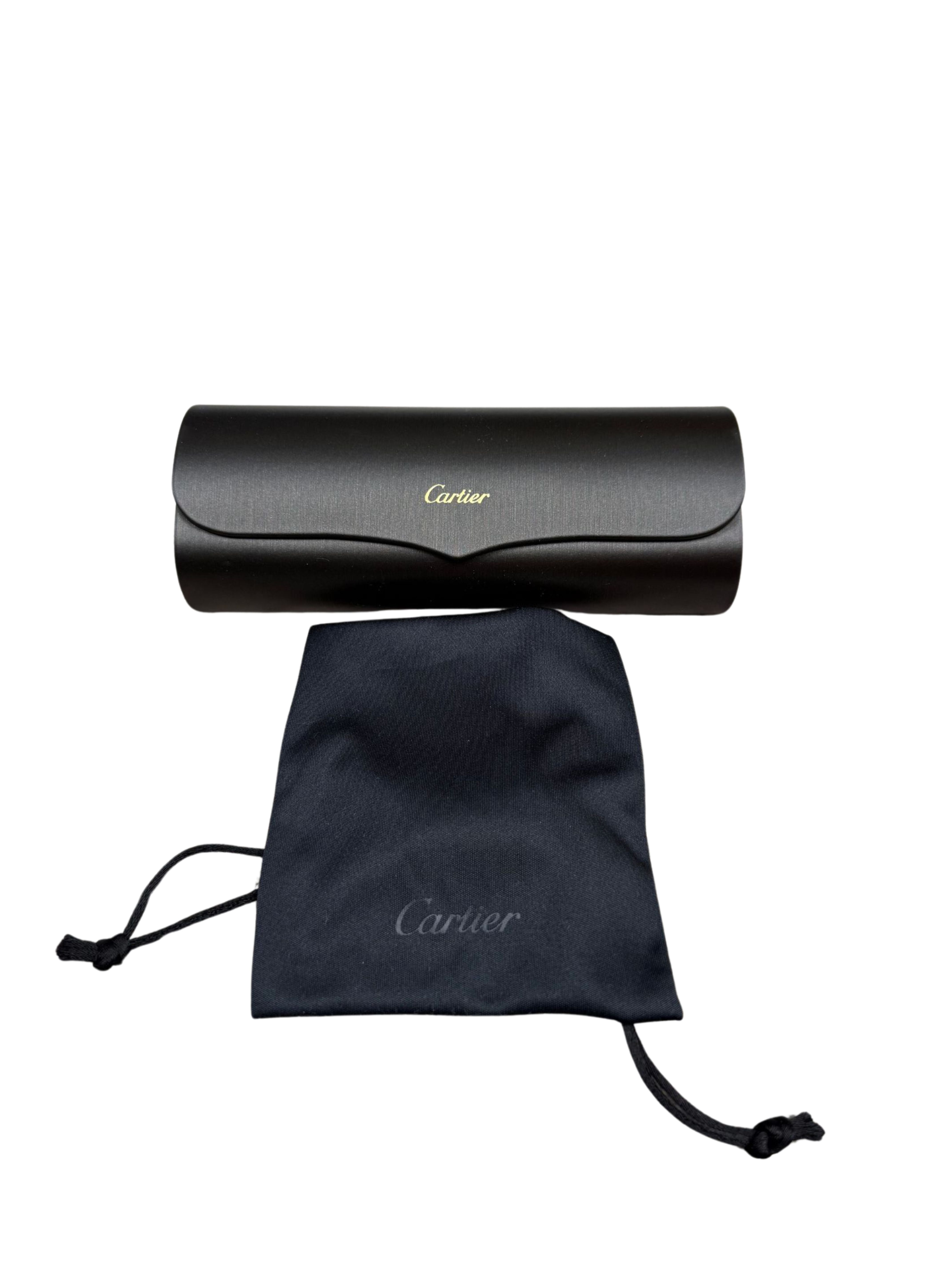 Cartier CT0425S 004 Sunglasses - Silver (Unused)