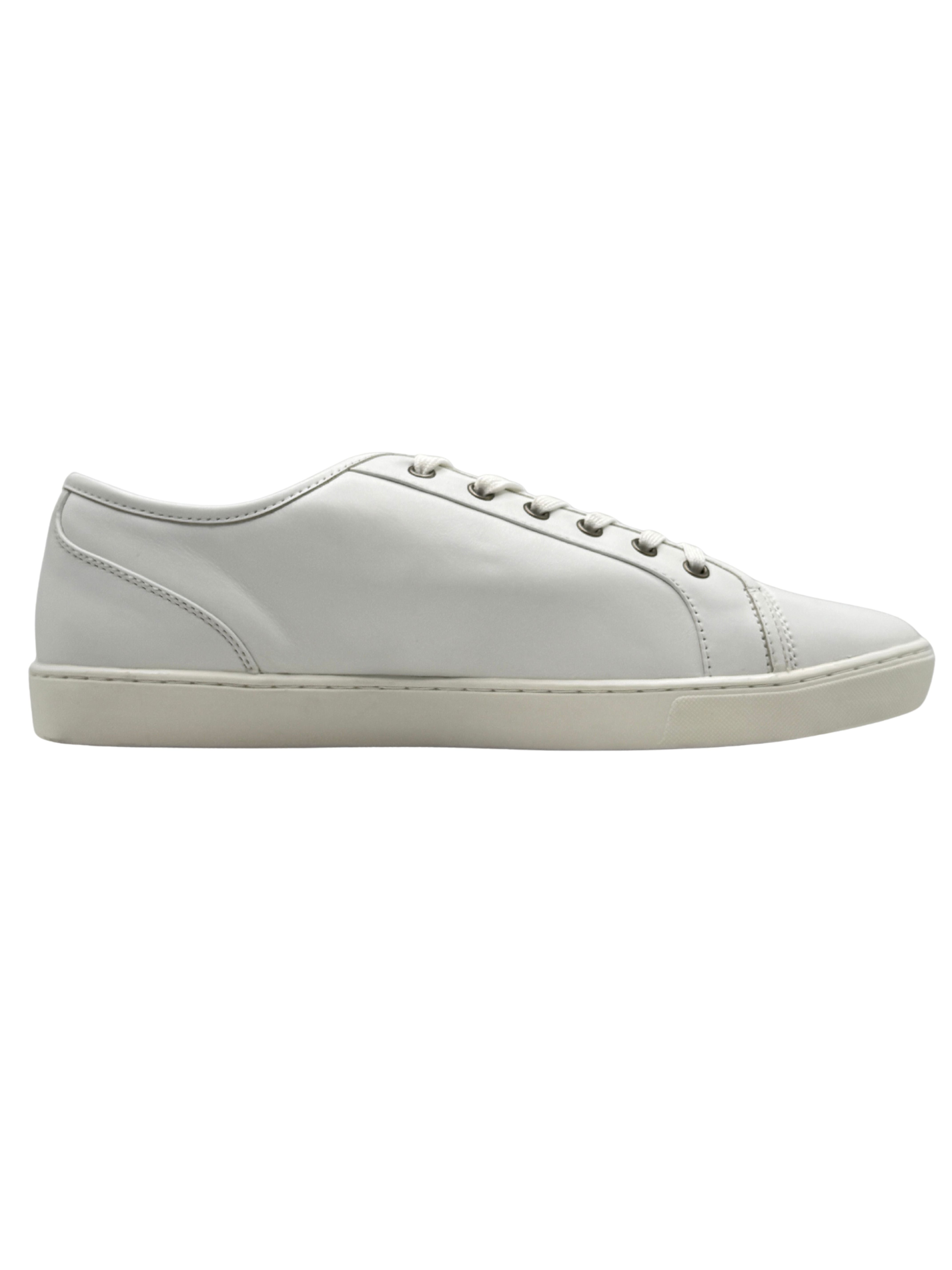 Dolce & Gabbana Plaque Logo Trainers - White