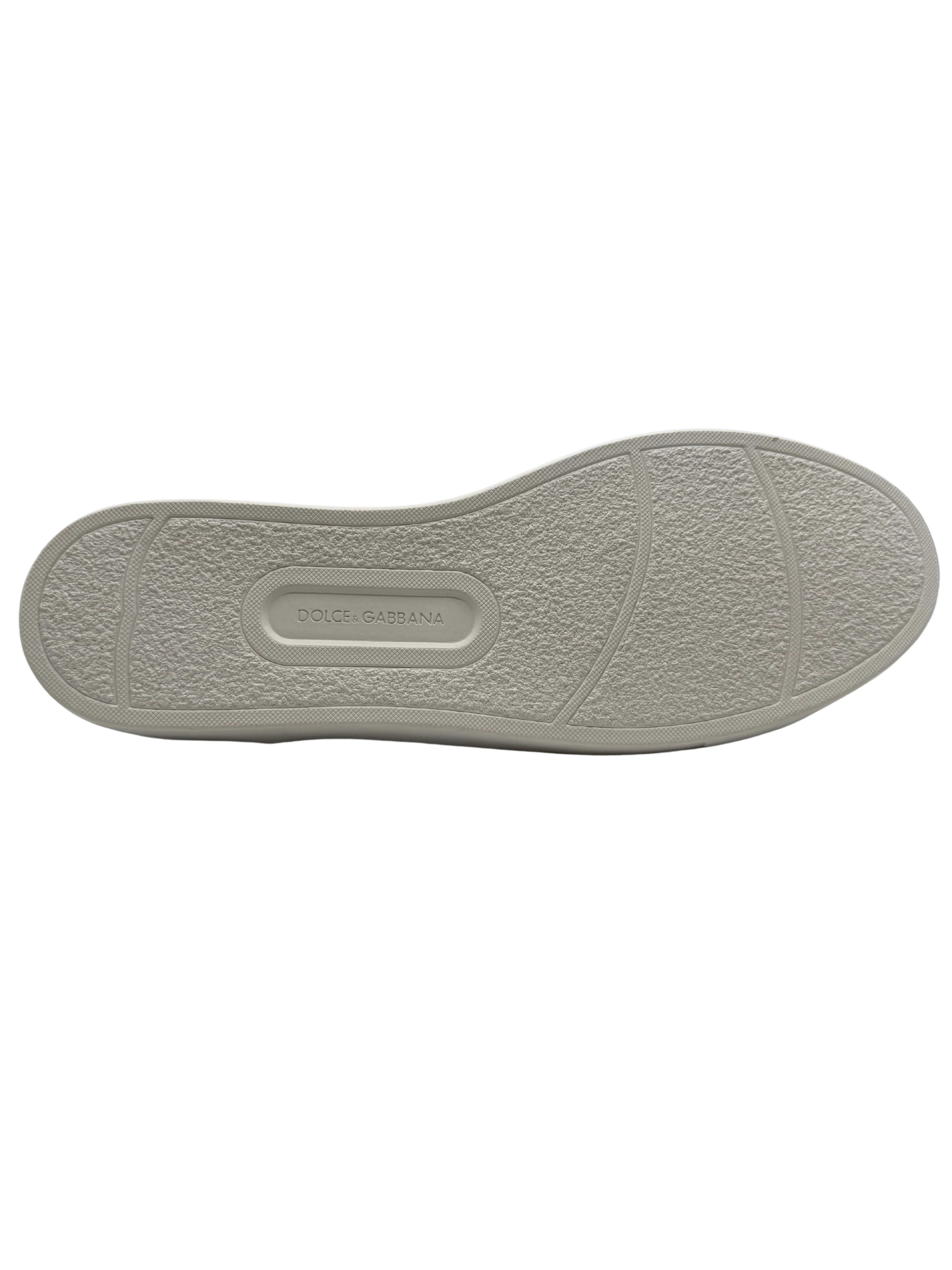 Dolce & Gabbana Plaque Logo Trainers - White
