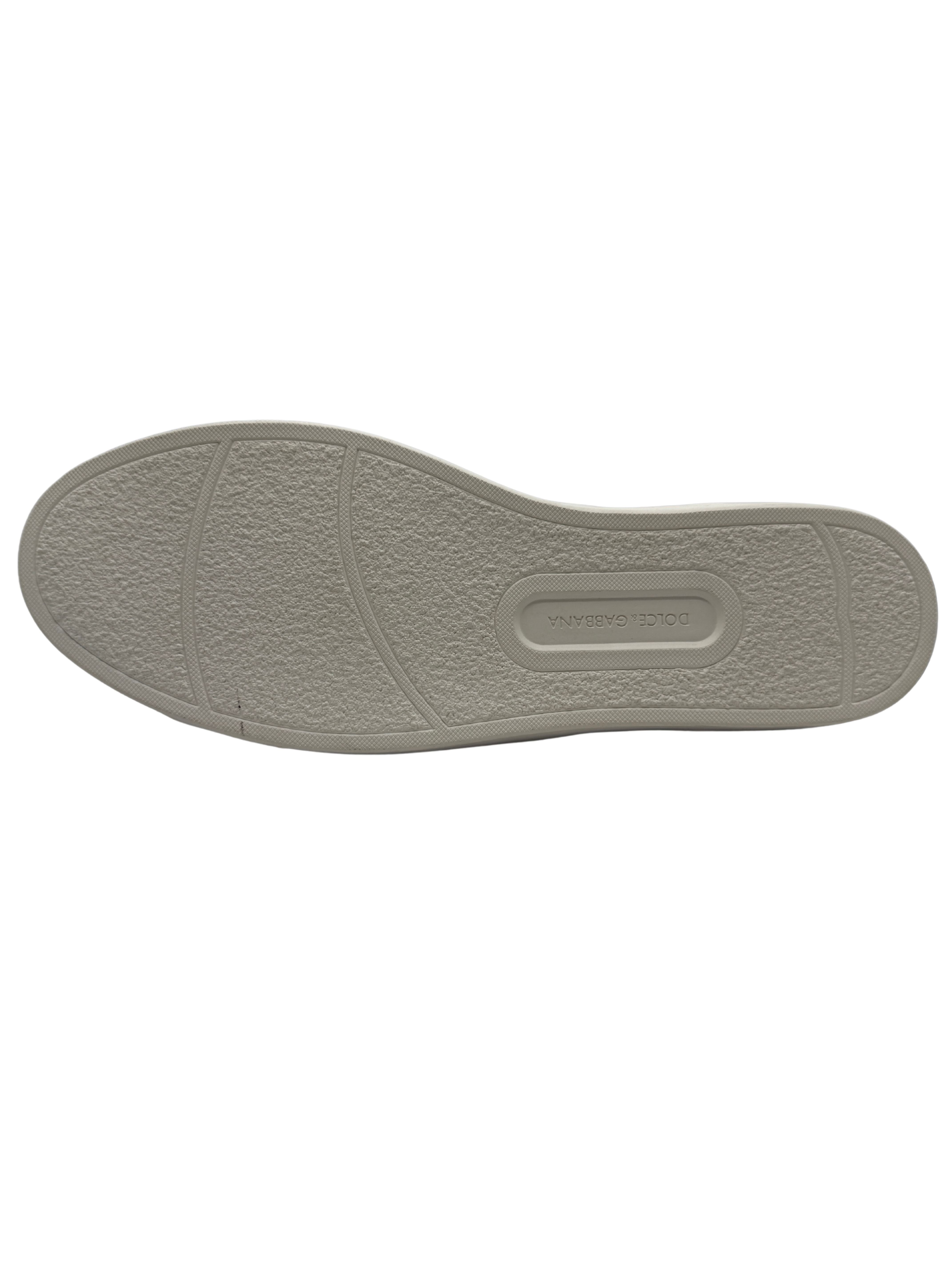 Dolce & Gabbana Plaque Logo Trainers - White