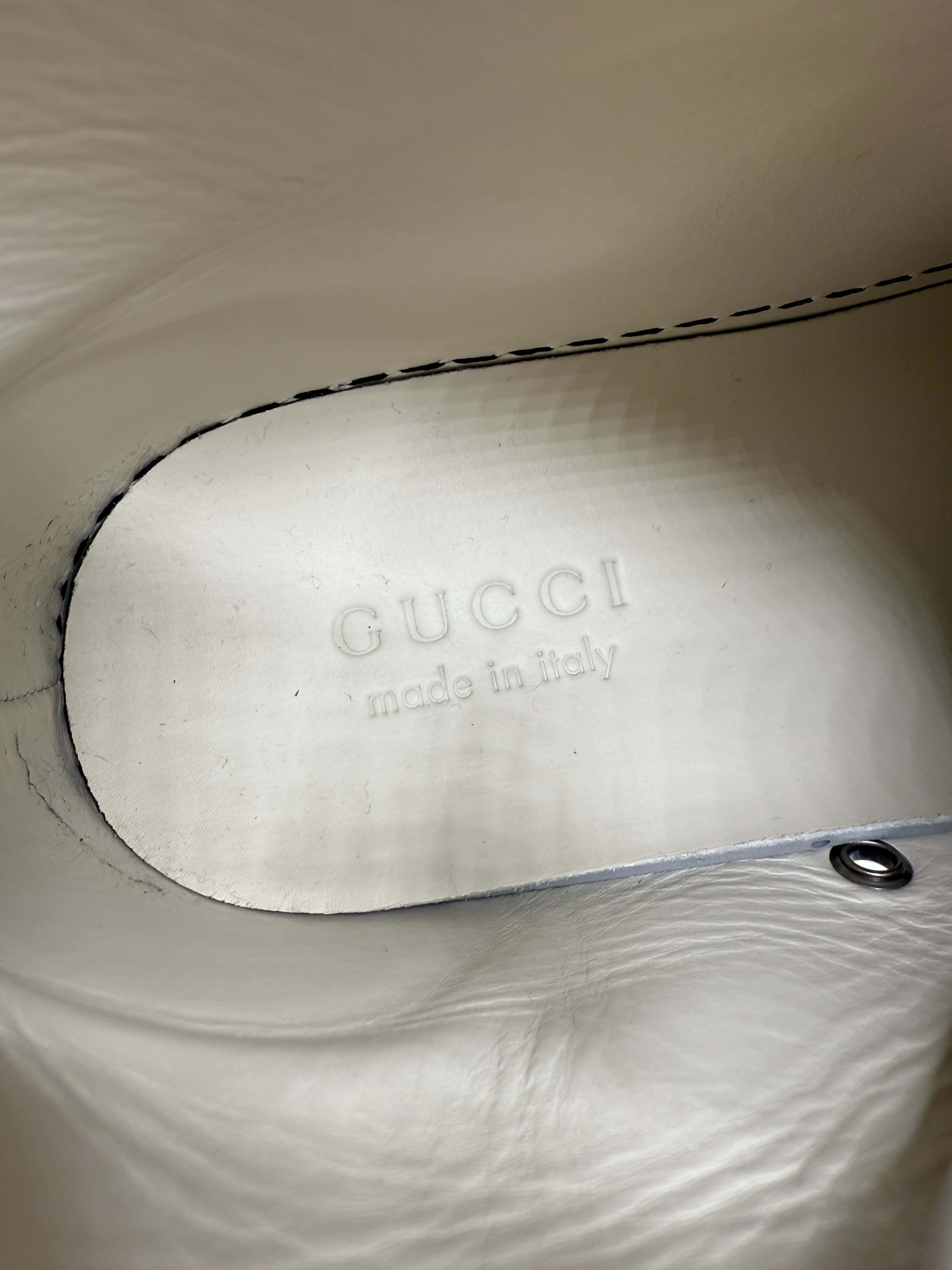 Gucci High-Top Monogram Canvas Trainers - Beige