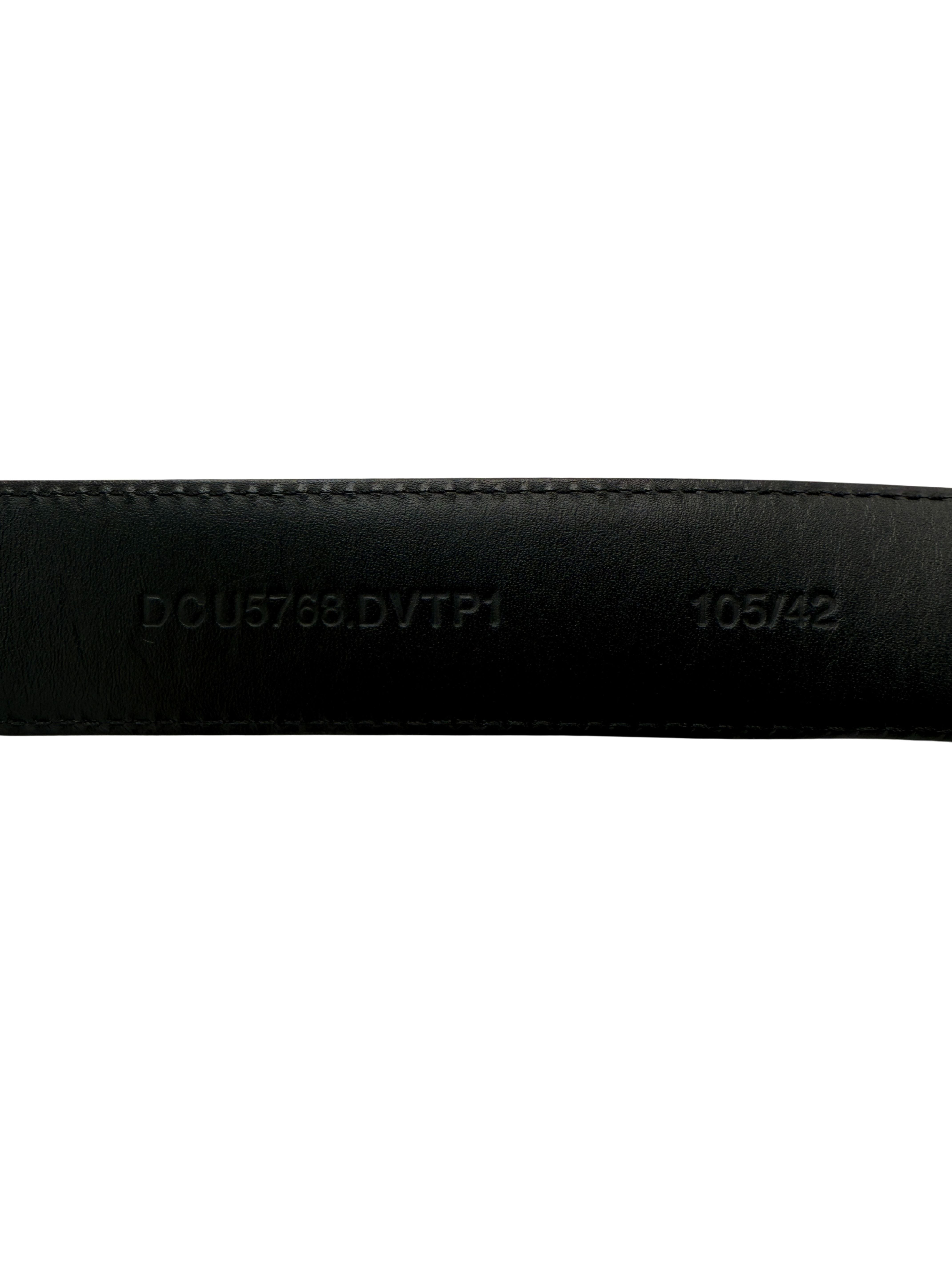 Versace Medusa Buckle Belt - Black
