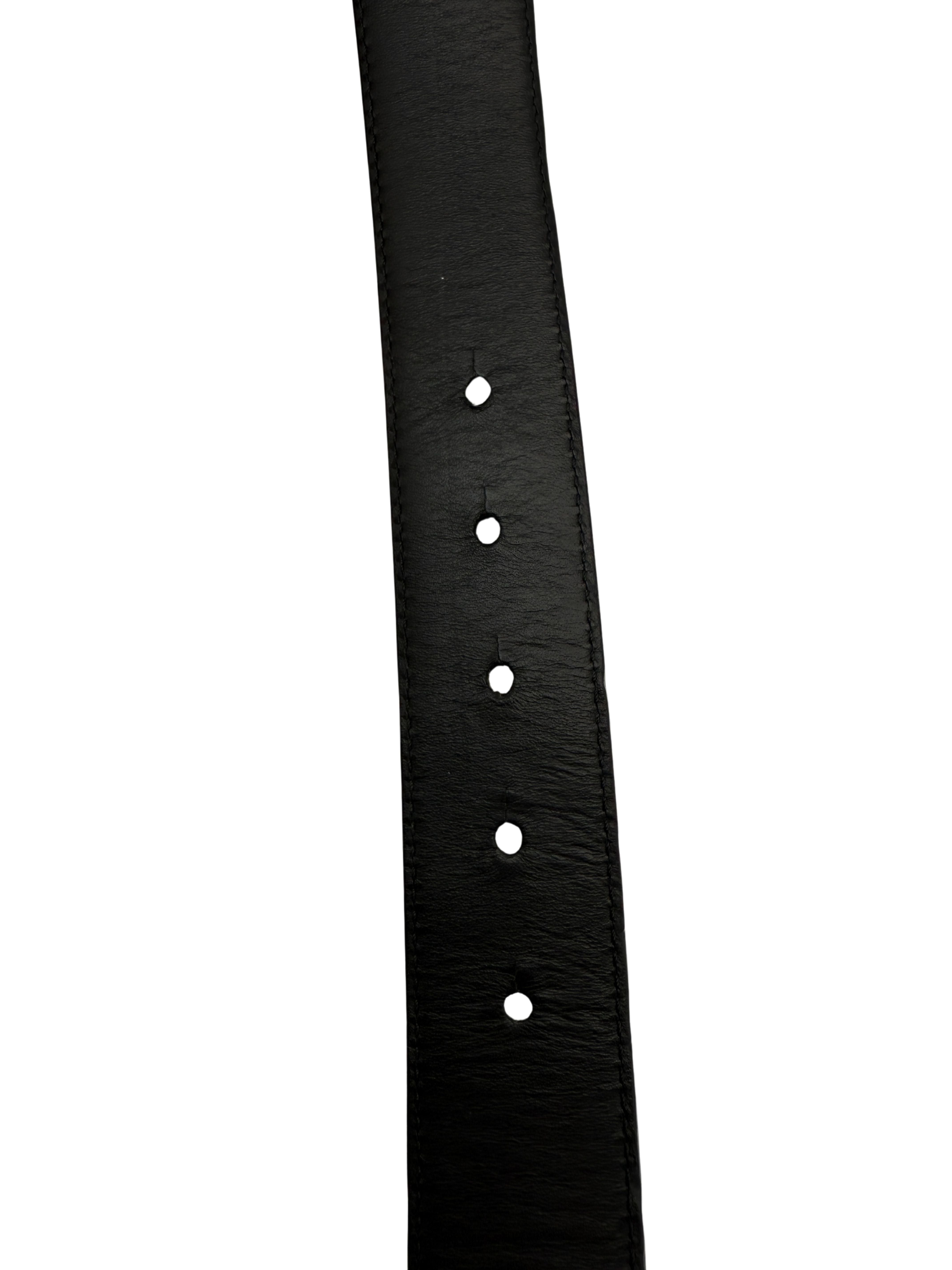 Versace Medusa Buckle Belt - Black