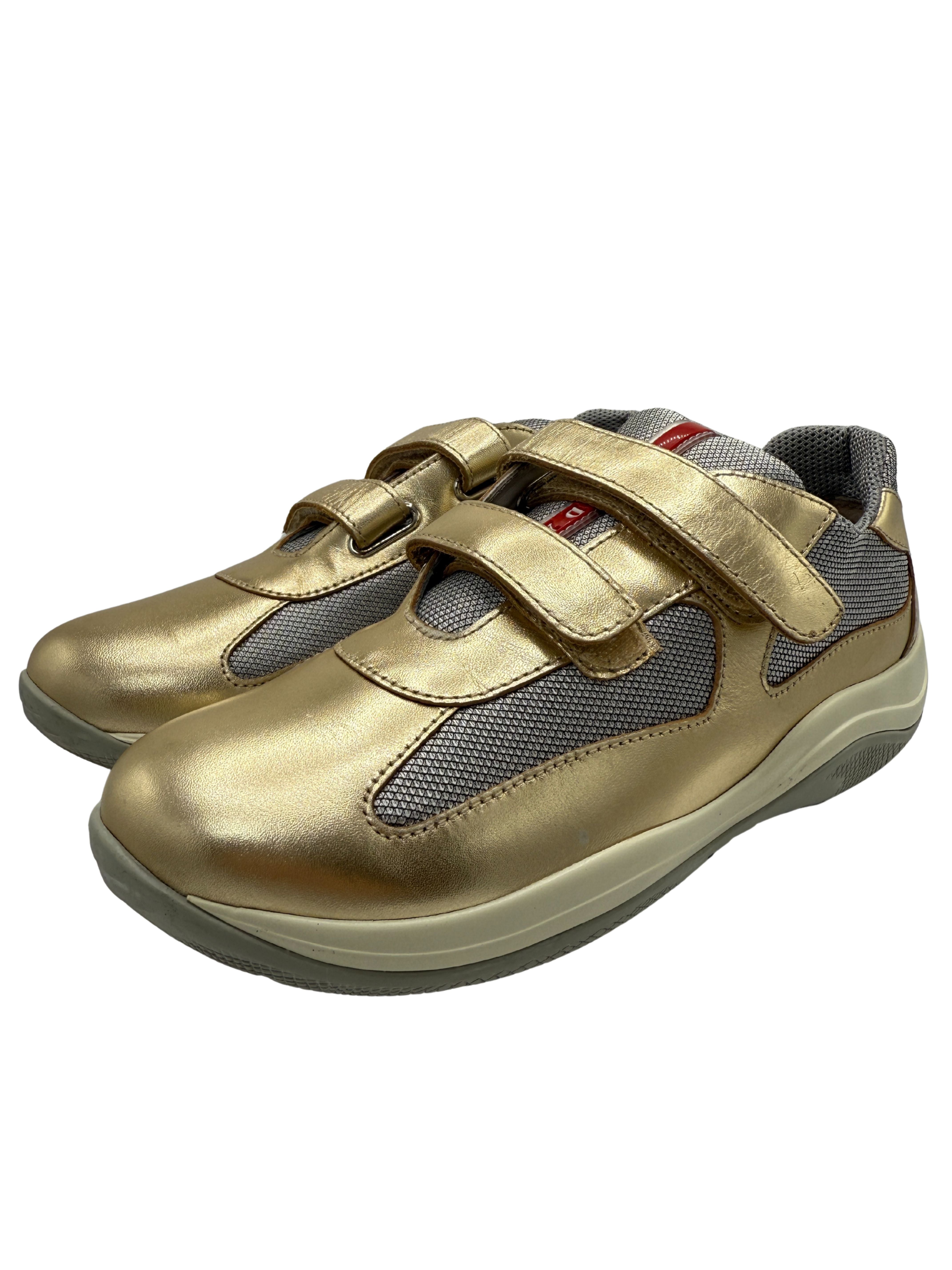 WOMEN'S Prada America's Cup Trainer - Gold