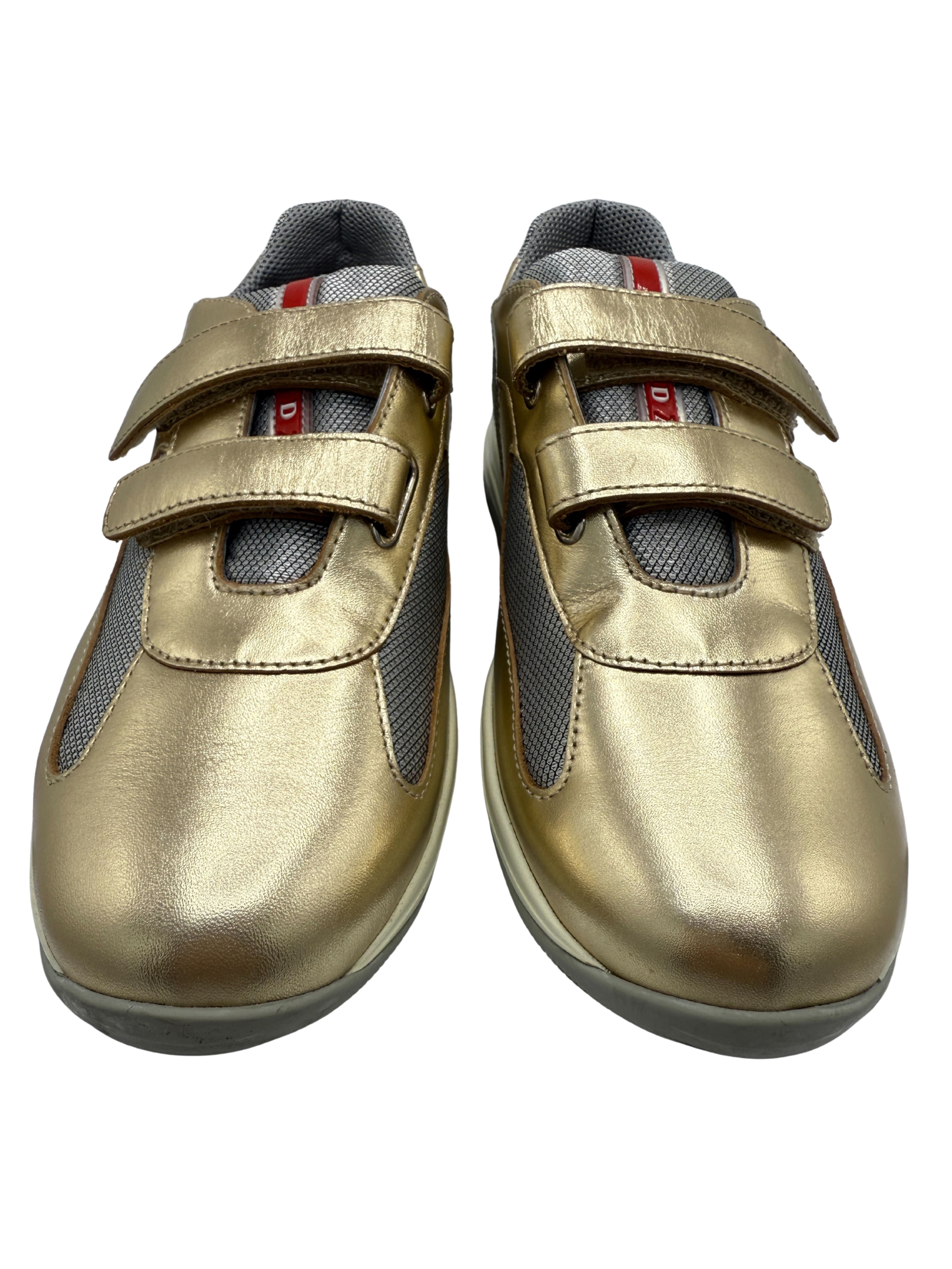 WOMEN'S Prada America's Cup Trainer - Gold