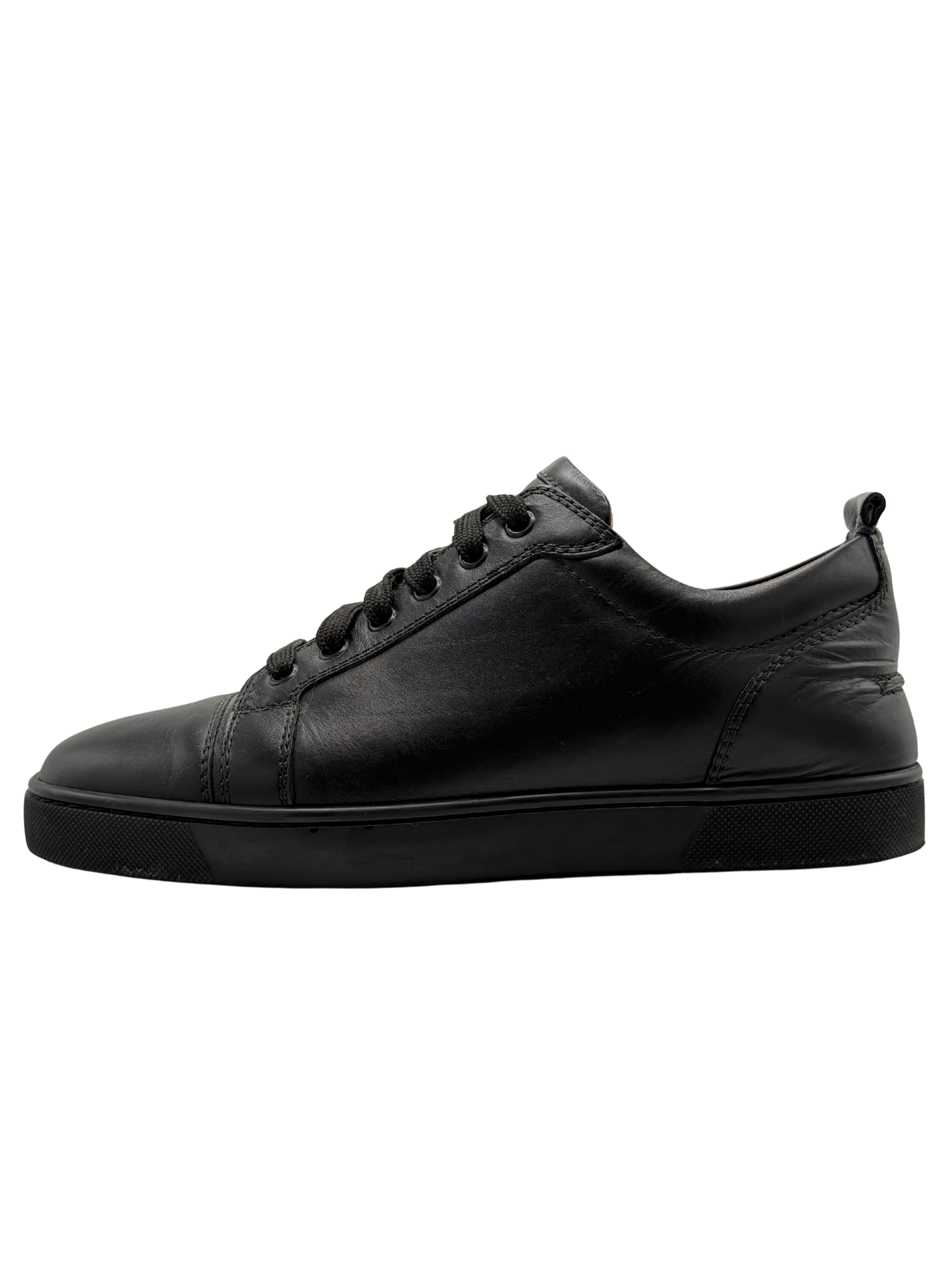Christian Louboutin Low Leather Trainer - Black