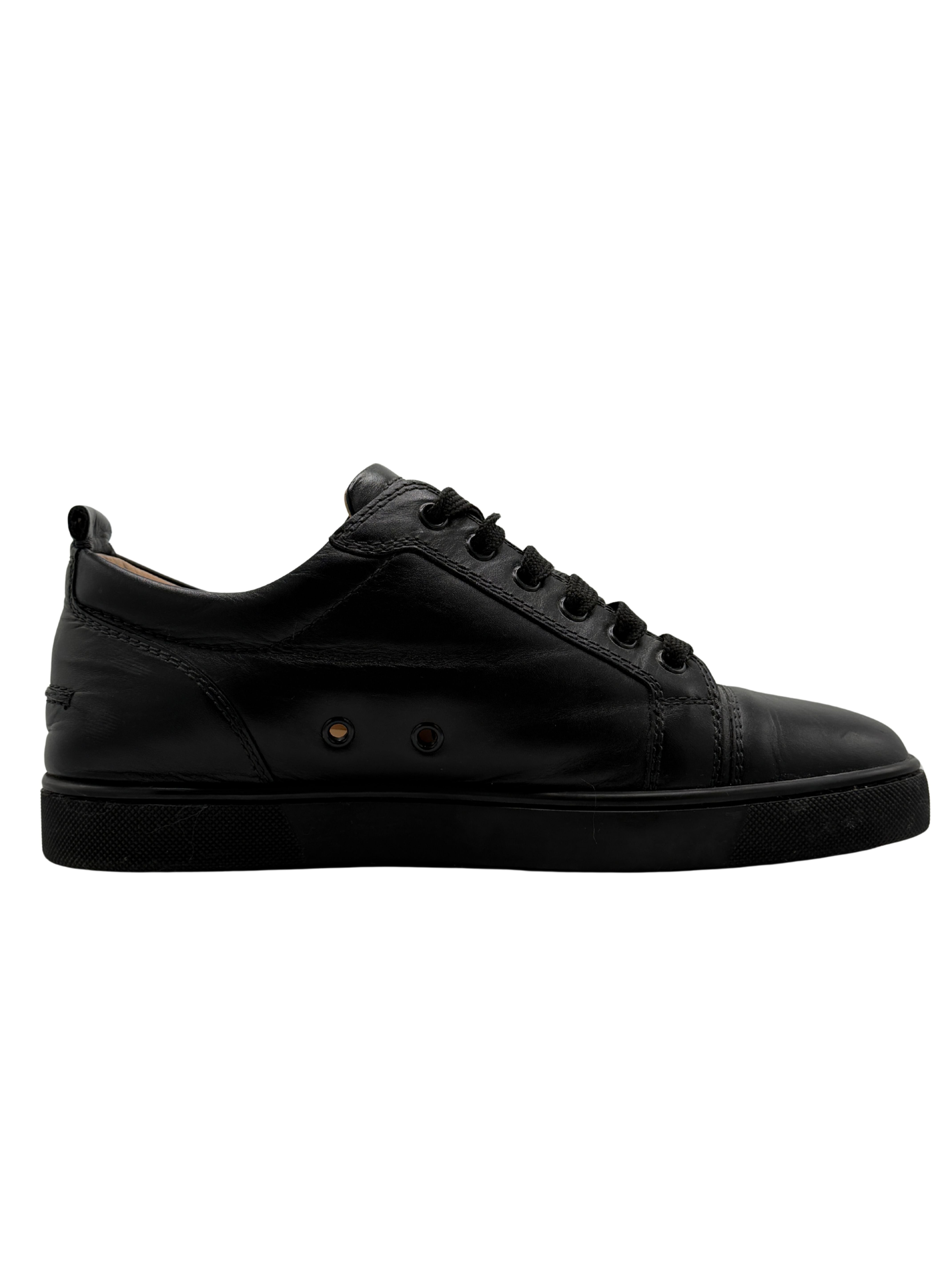 Christian Louboutin Low Leather Trainer - Black