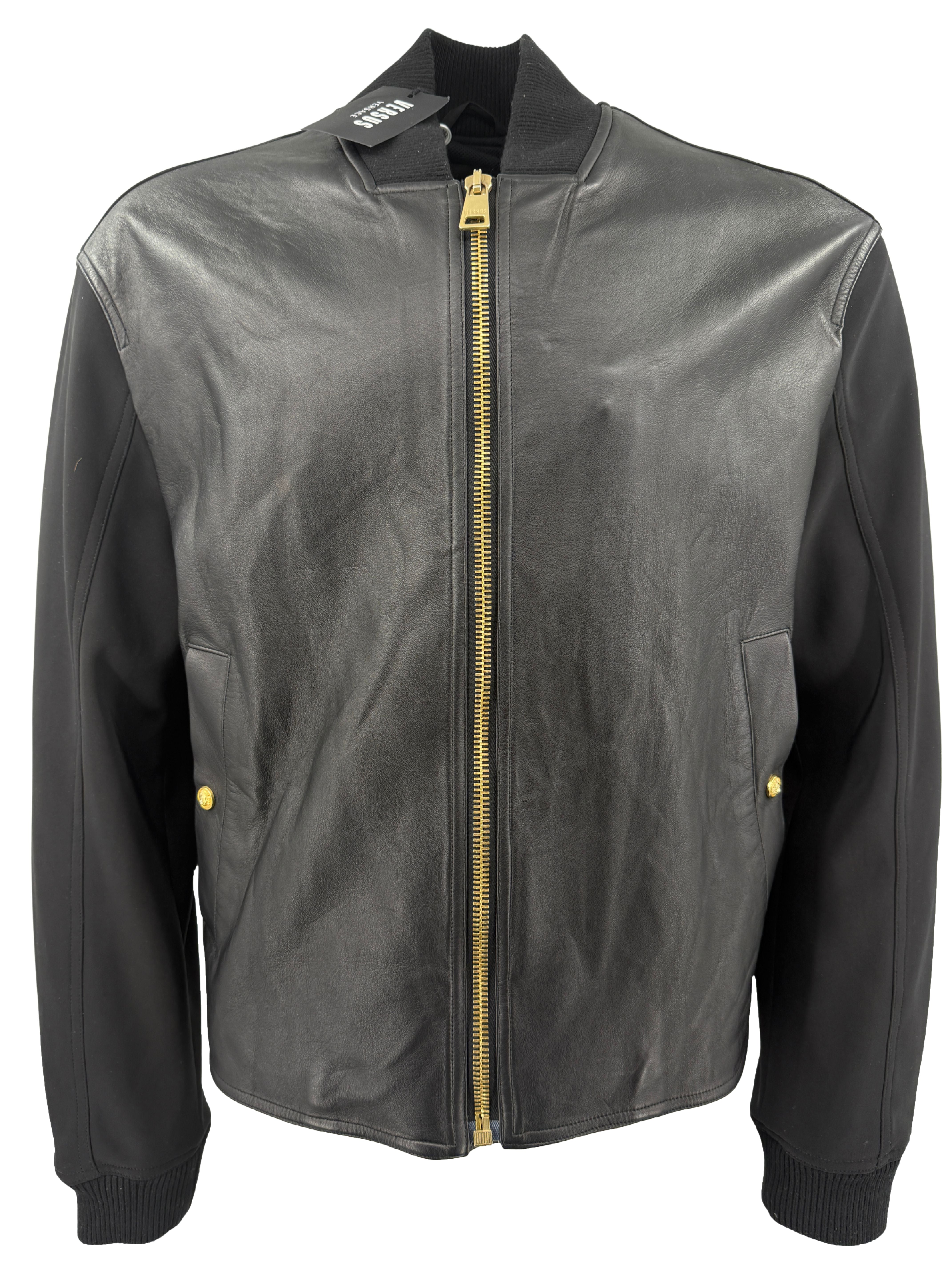 Versace Versus Leather Jacket - Black (Unused) Versace