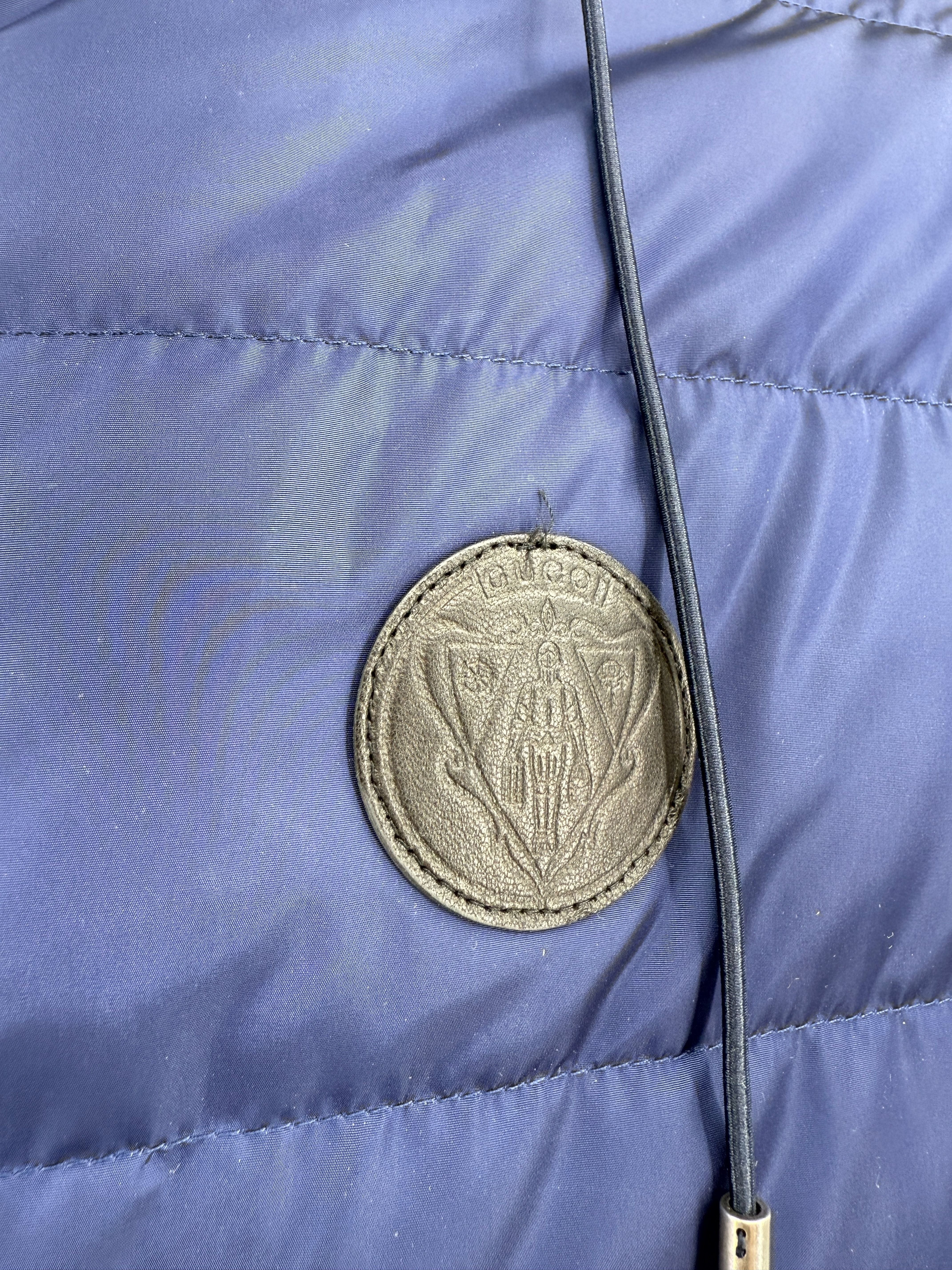 Gucci GG Interior Down Jacket - Navy