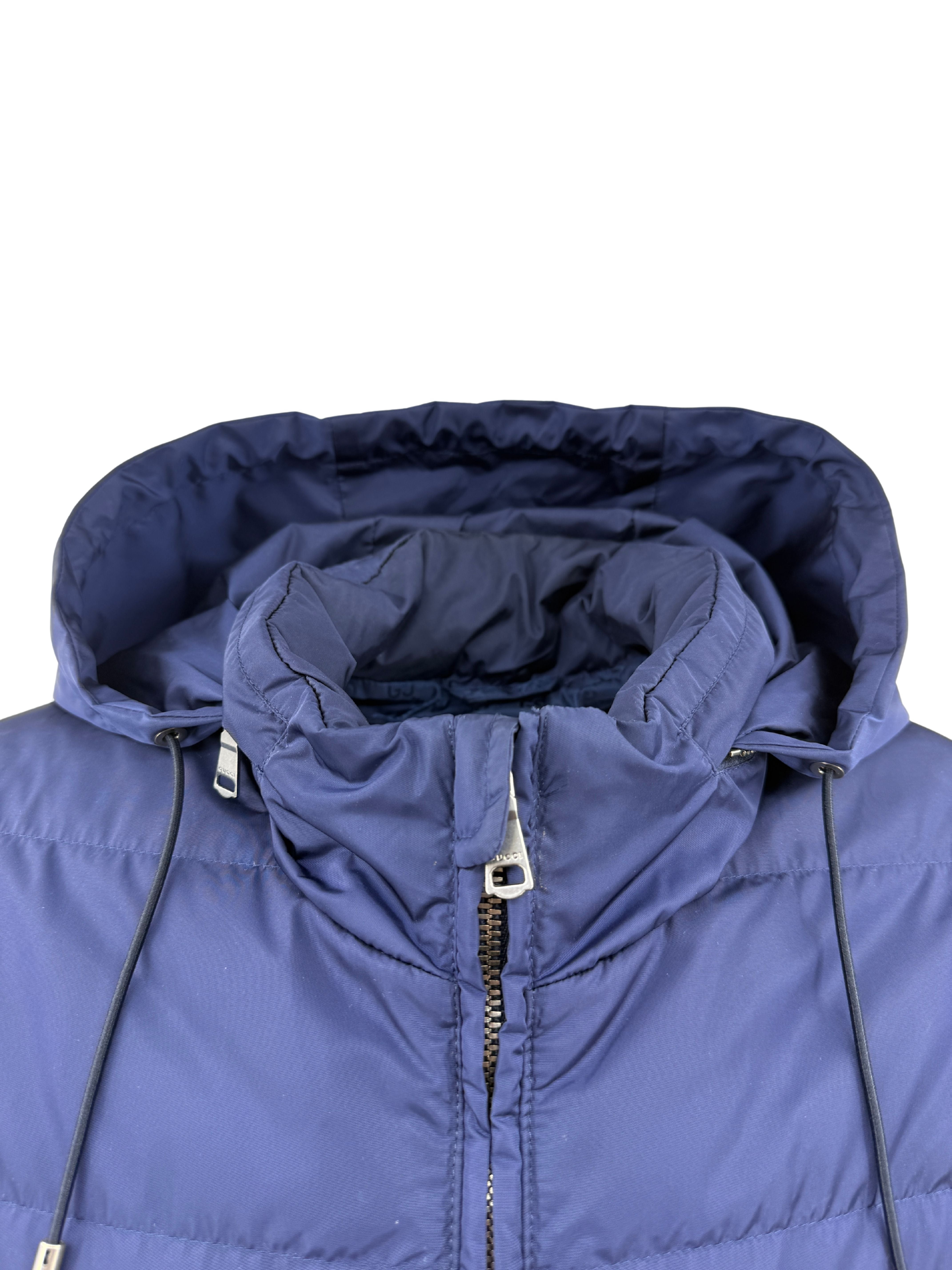 Gucci GG Interior Down Jacket - Navy