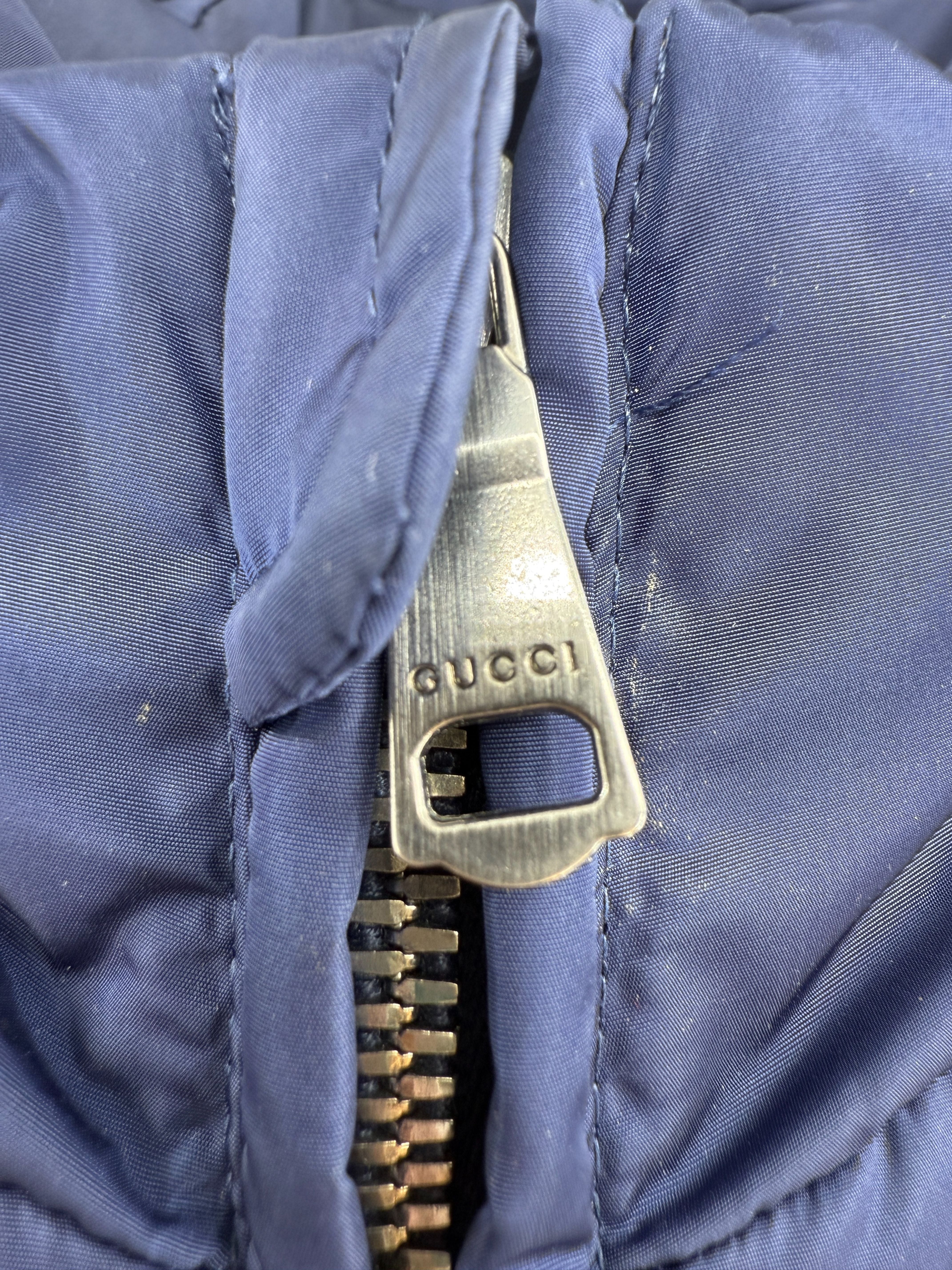 Gucci GG Interior Down Jacket - Navy