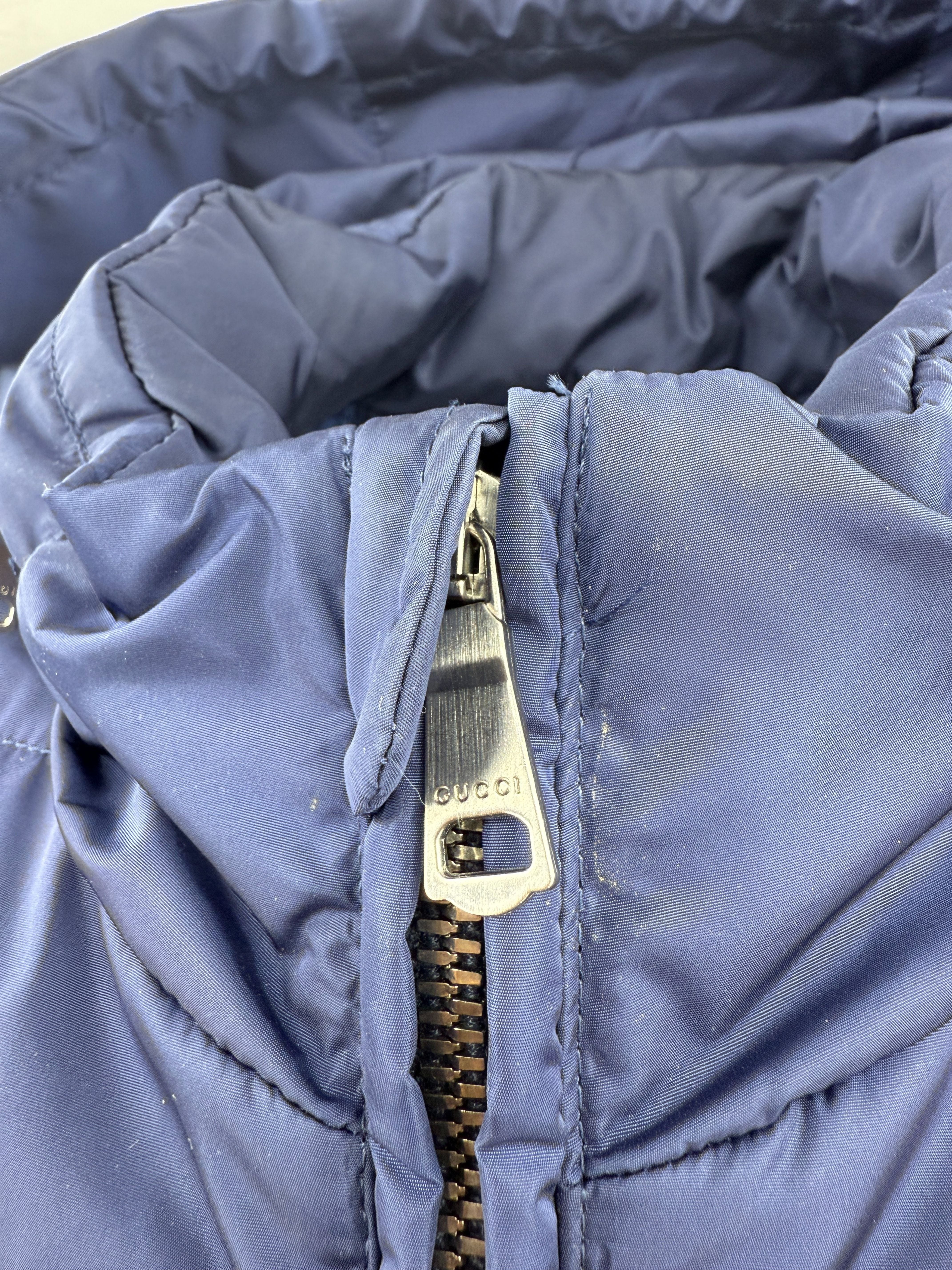 Gucci GG Interior Down Jacket - Navy