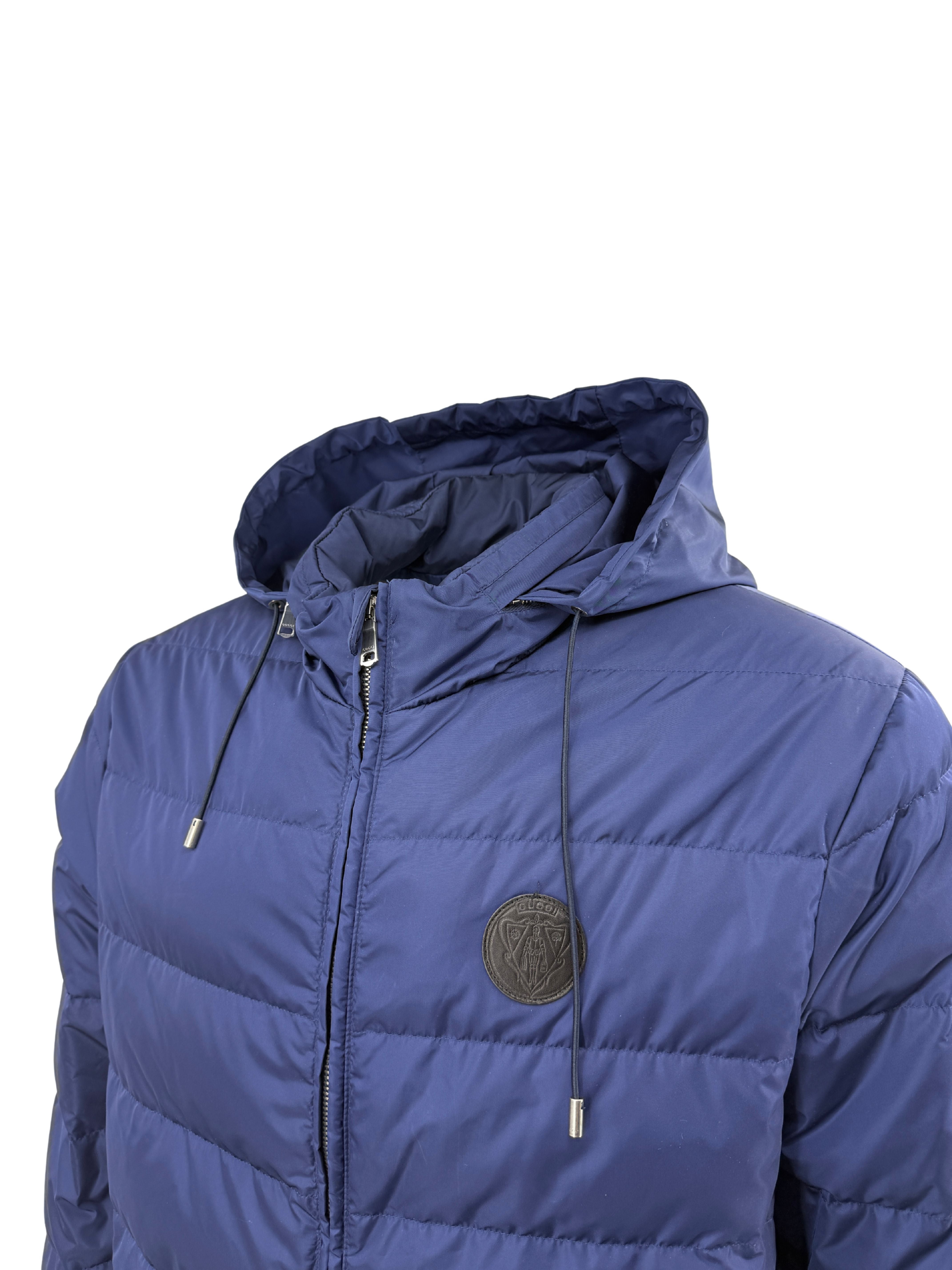 Gucci GG Interior Down Jacket - Navy