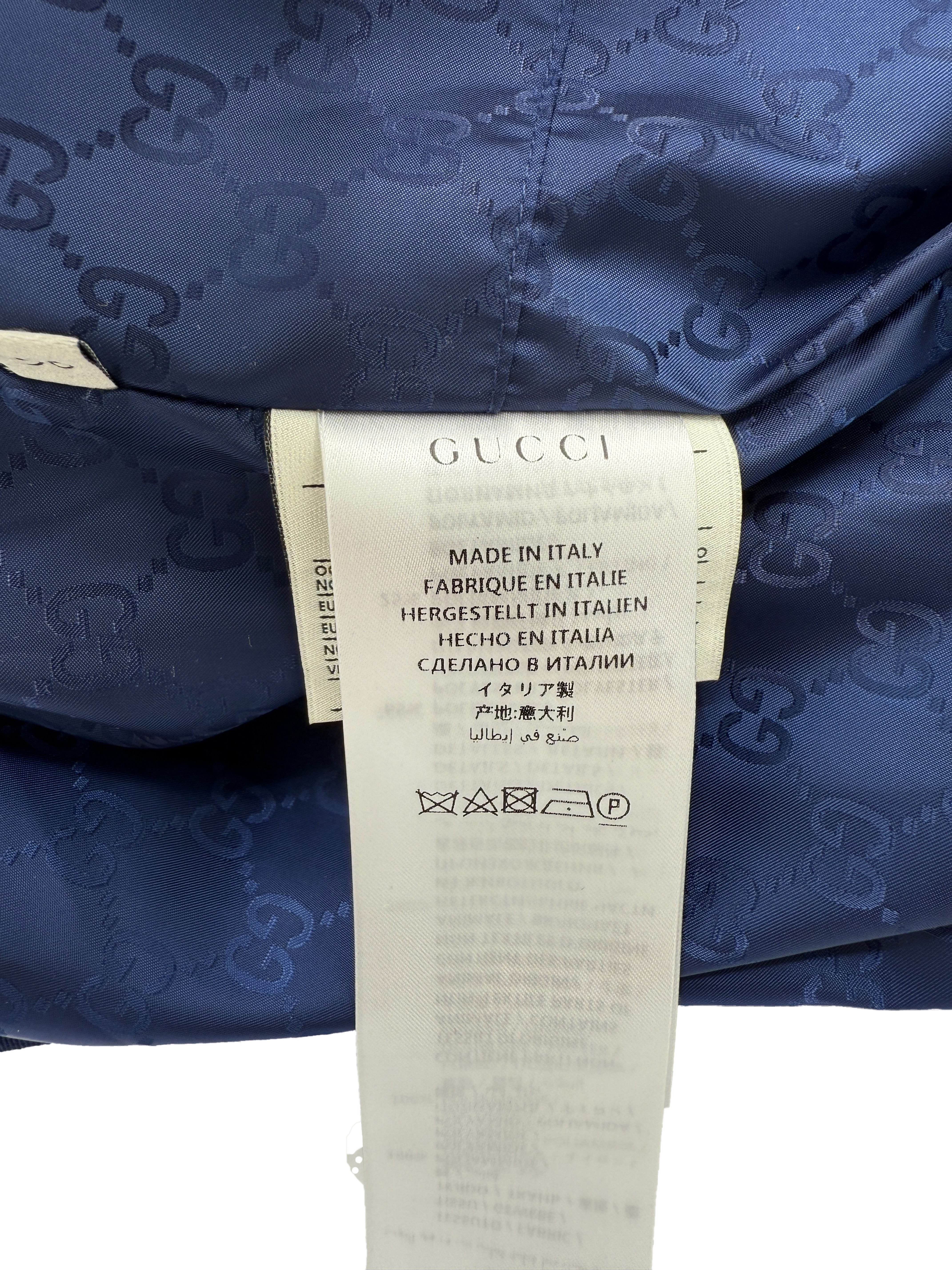 Gucci GG Interior Down Jacket - Navy
