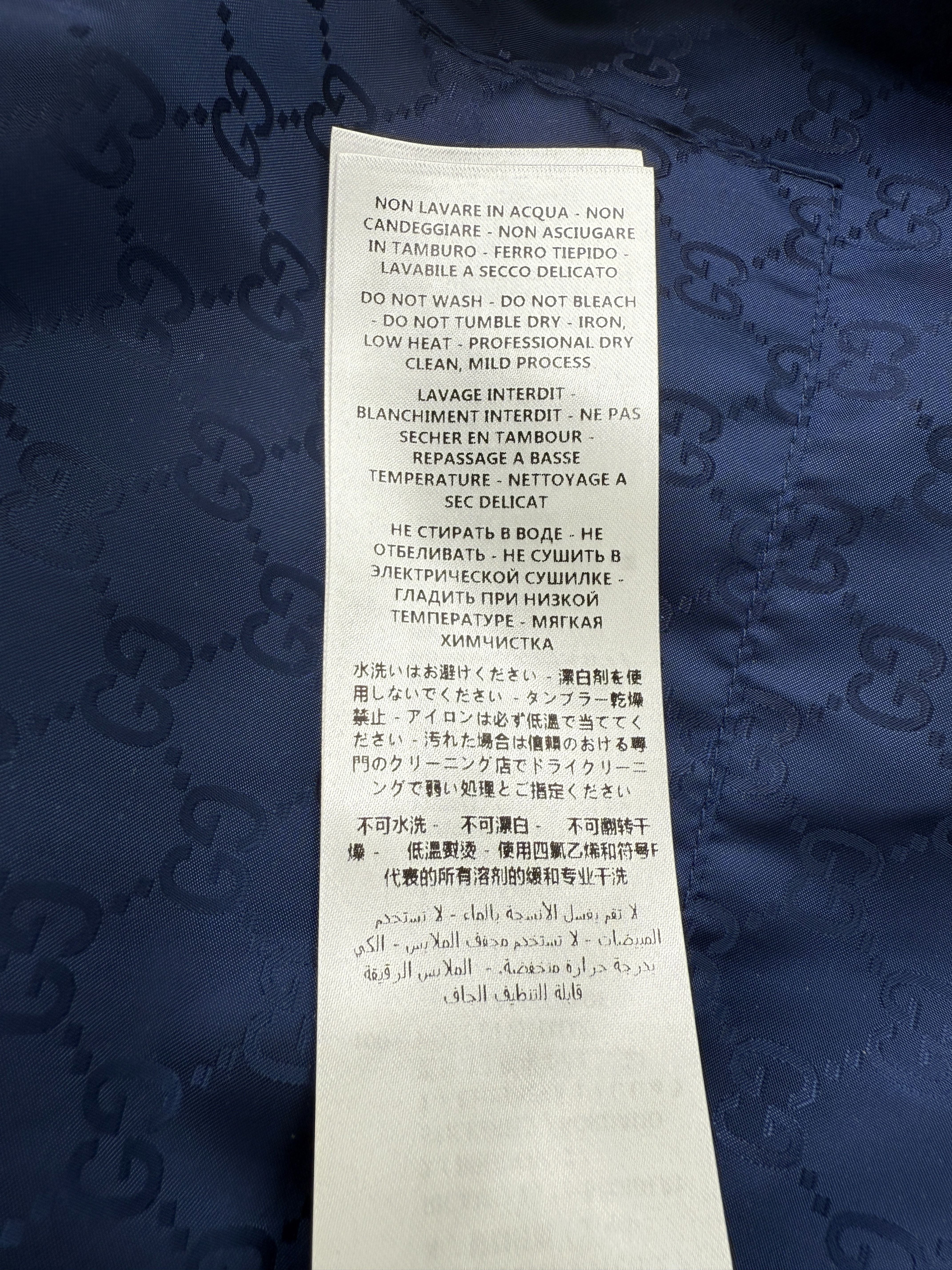 Gucci GG Interior Down Jacket - Navy