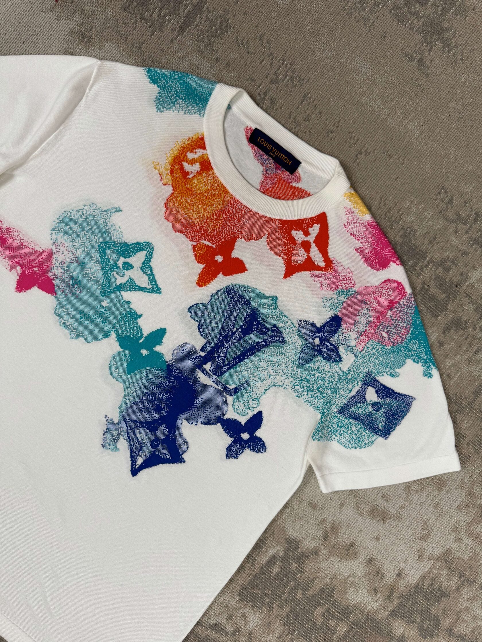 Louis Vuitton Watercolour Monogram T-Shirt - White