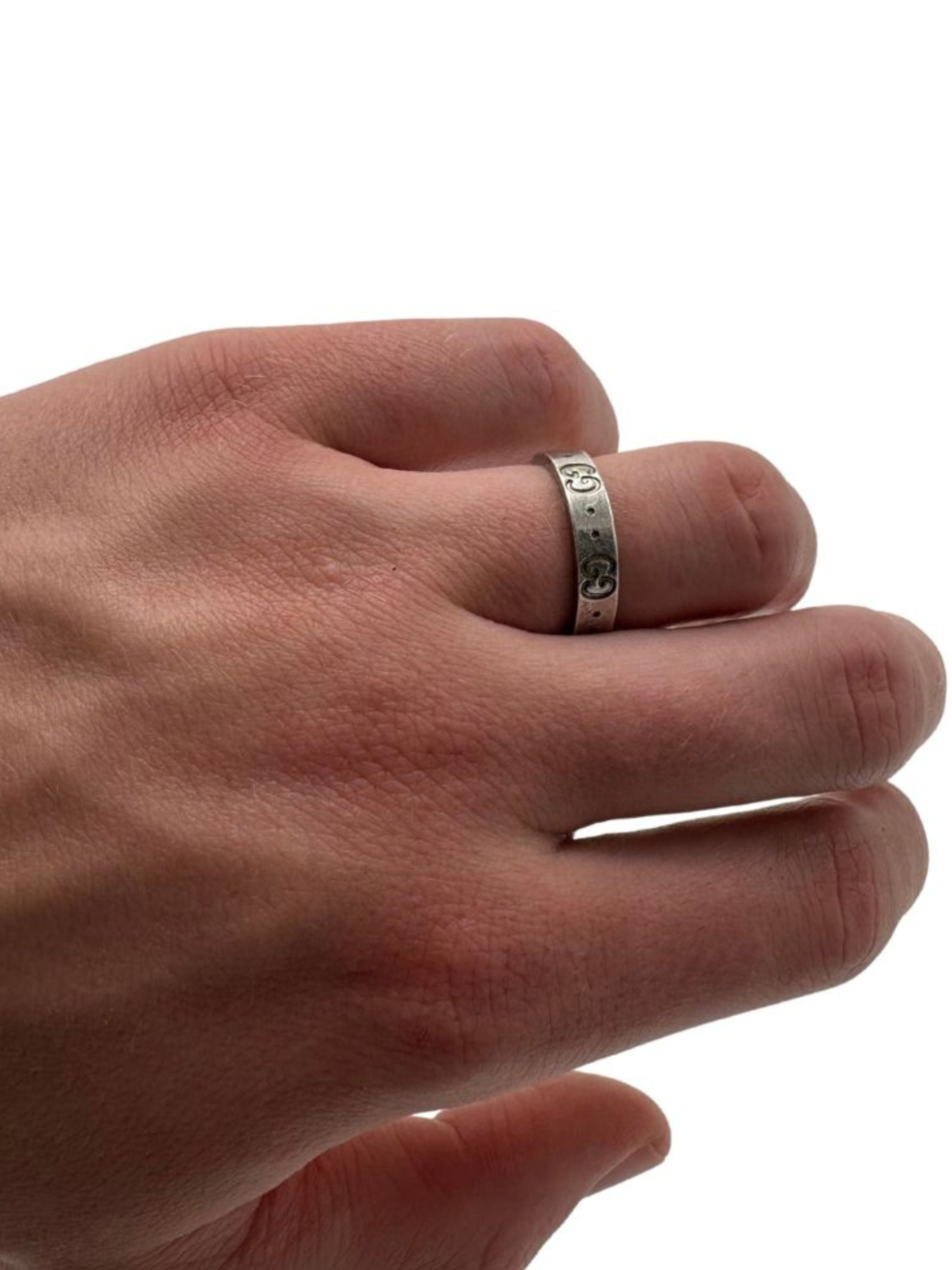 Gucci Icon Ring 18K White Gold (Au 750) Gucci