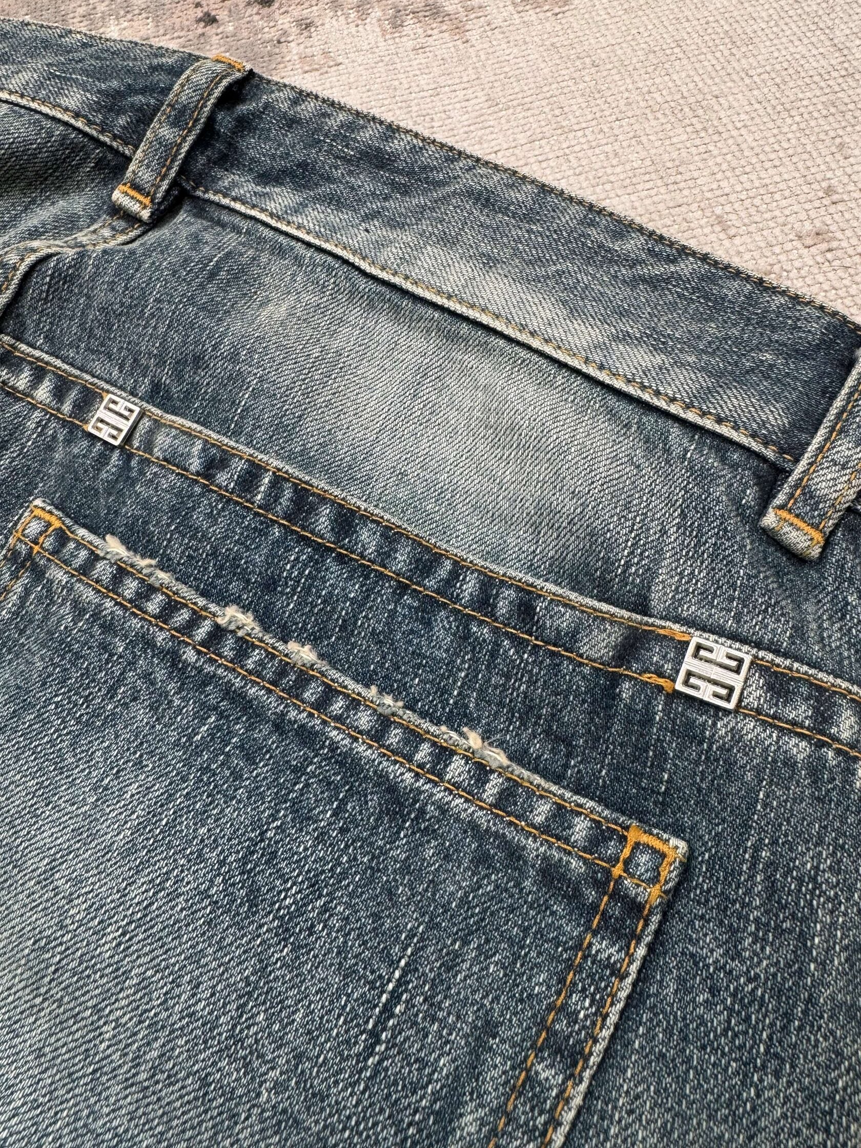 Givenchy Straight Legged Jeans - Washed Denim (Unused) Givenchy