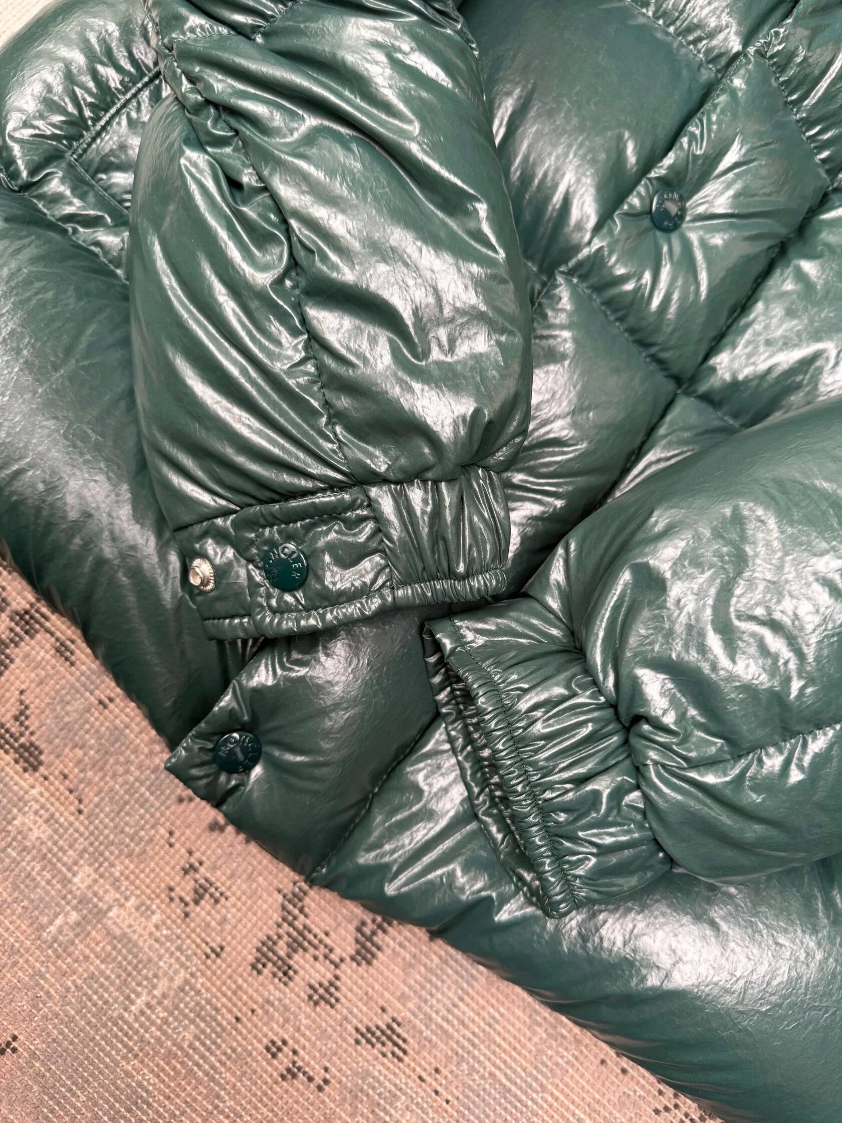 Moncler Maya Down Coat - Green (Unused)