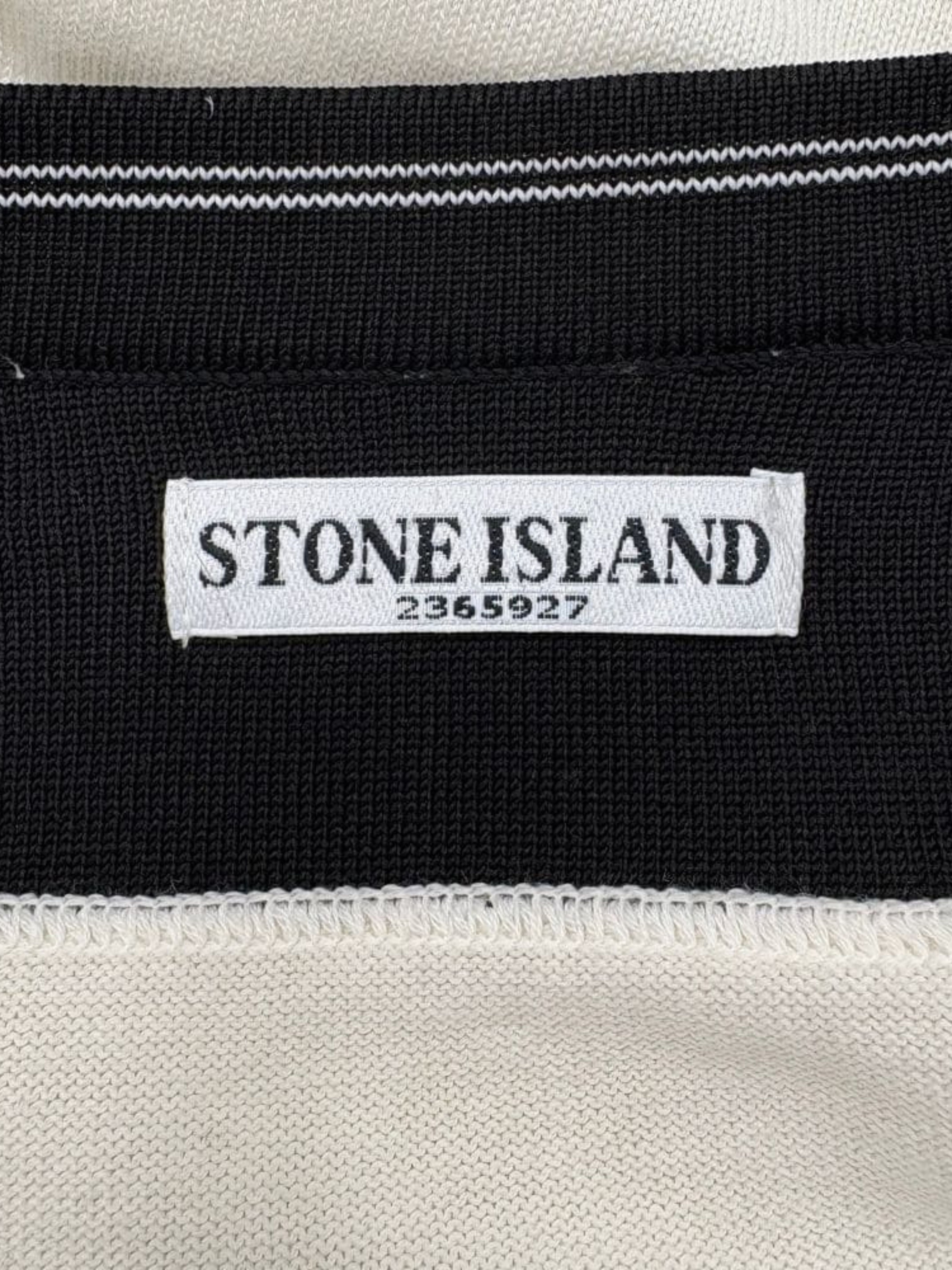 Stone Island Raw Hand Cotton Knitted Cardigan - White Stone Island