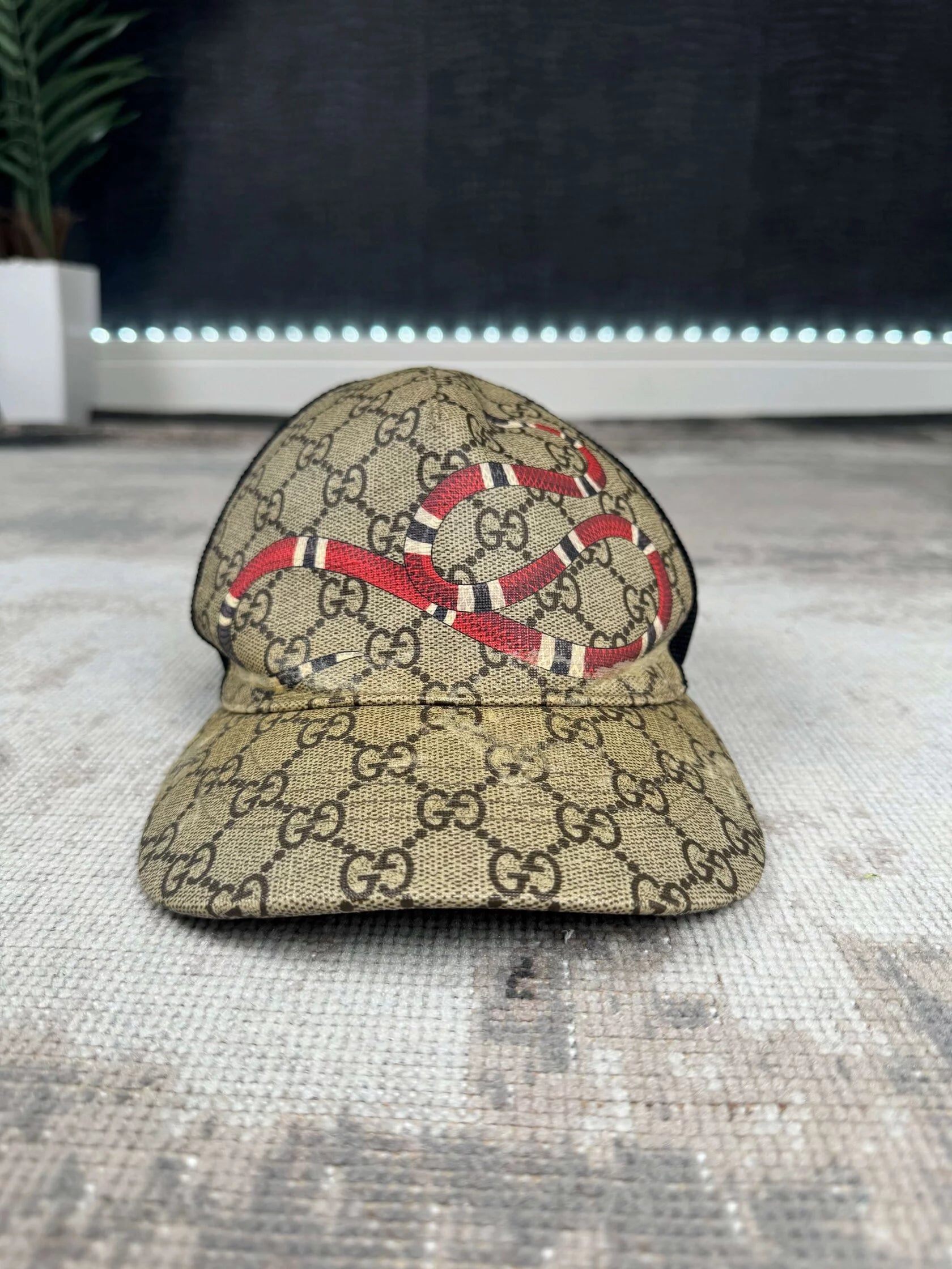 Gucci Kingsnake Baseball Hat - Beige Gucci