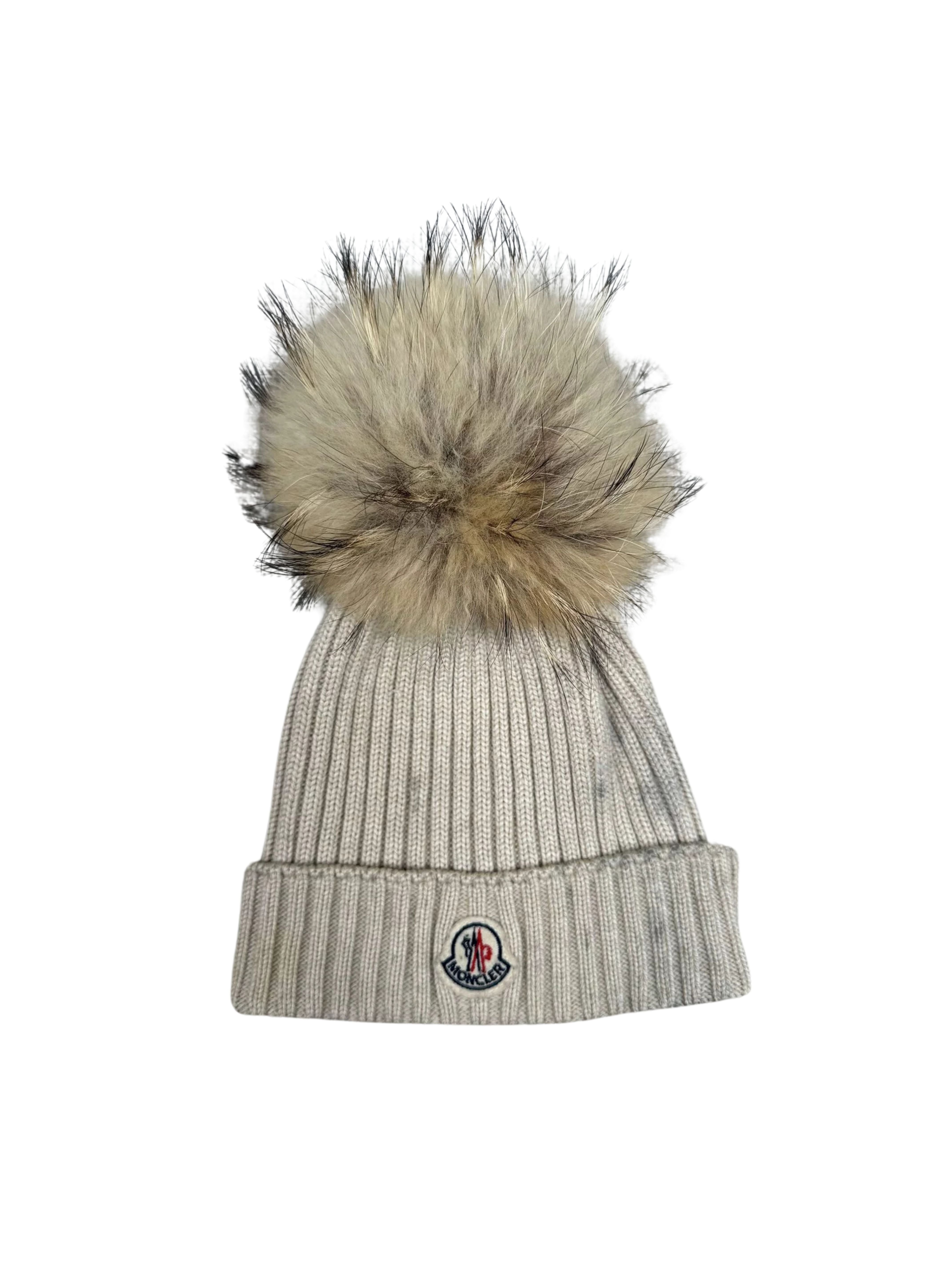 KIDS - Moncler Wool Pom Pom Beanie