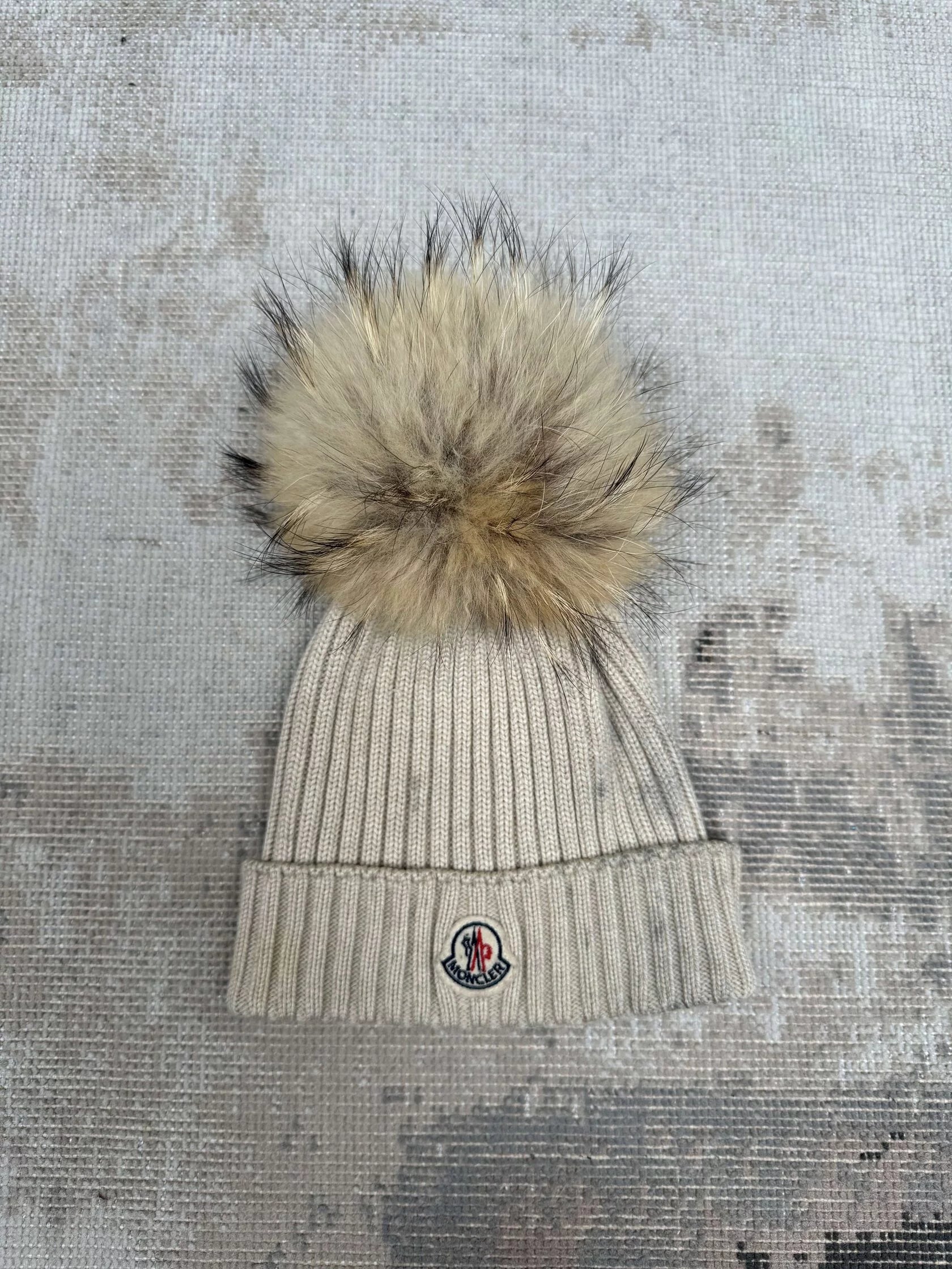 KIDS - Moncler Wool Pom Pom Beanie