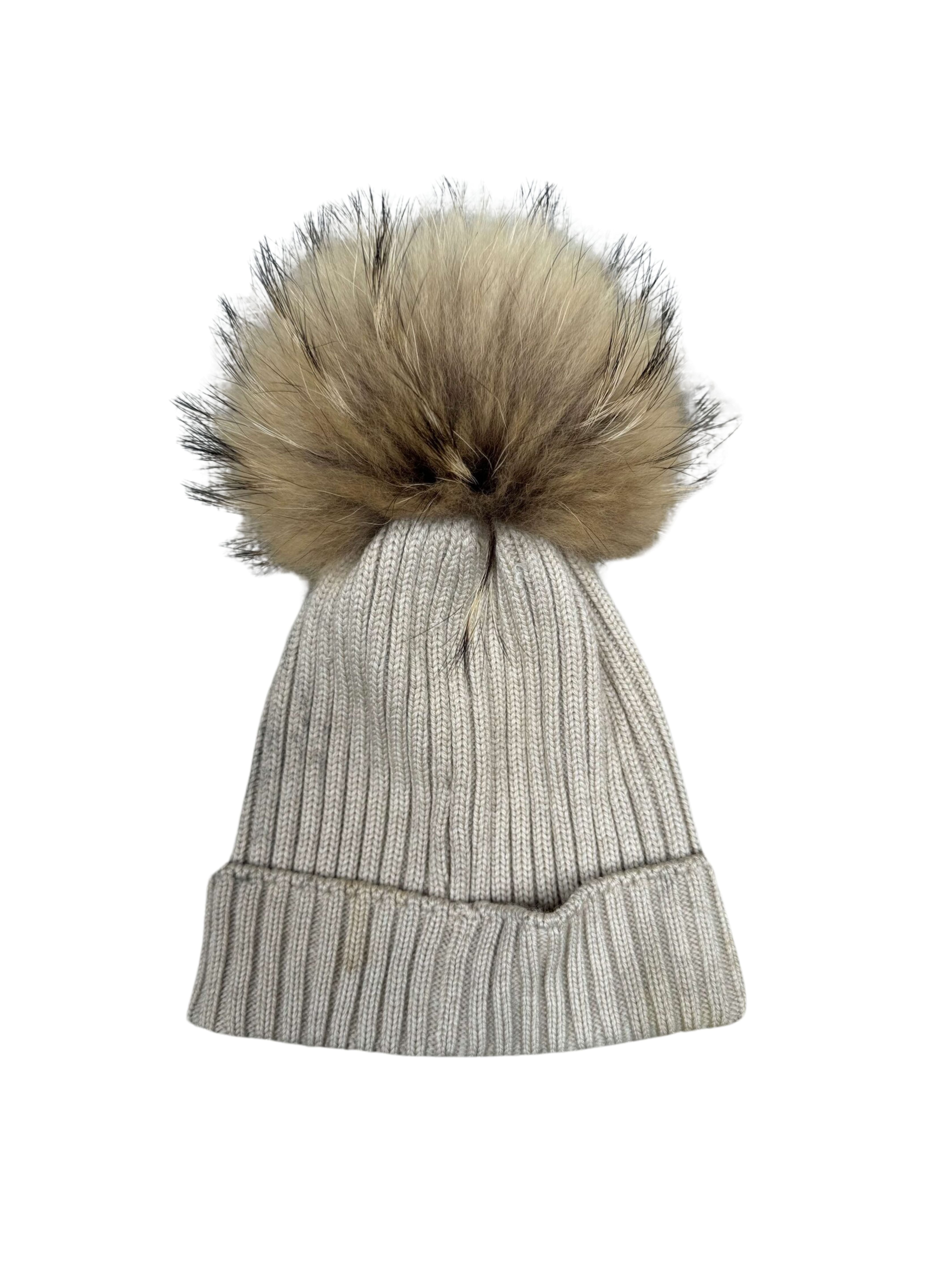 KIDS - Moncler Wool Pom Pom Beanie