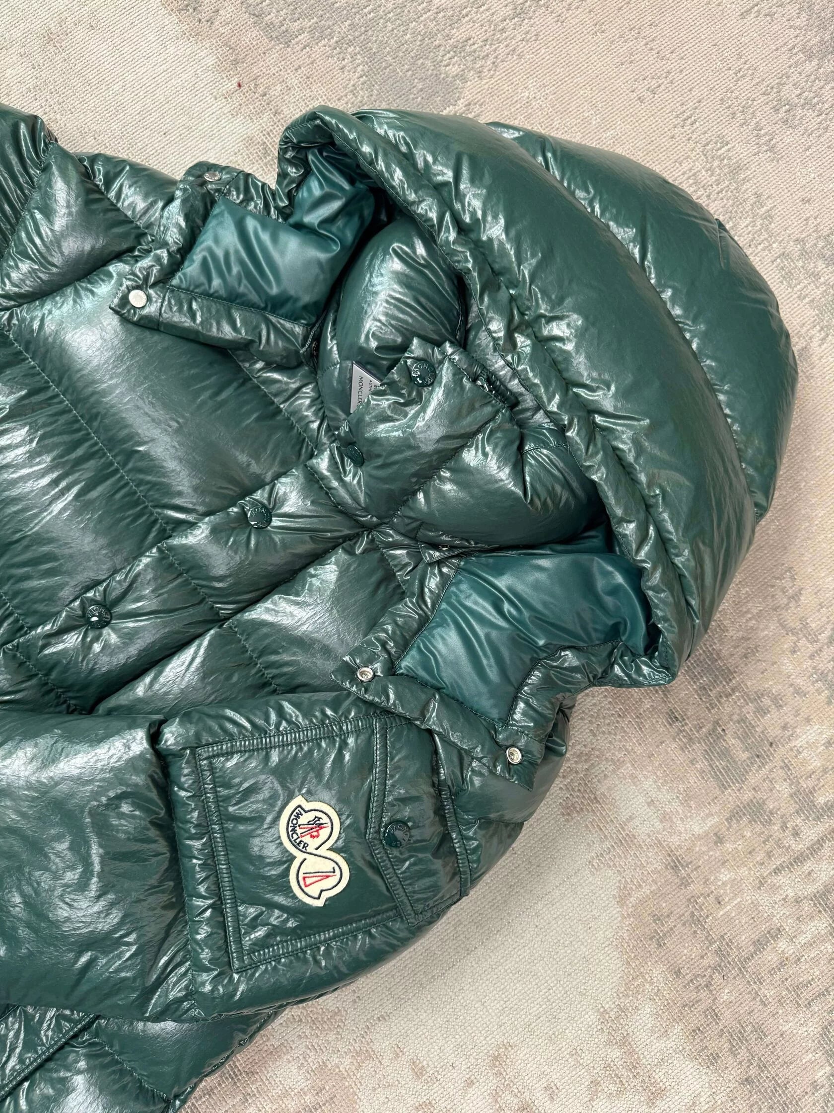 Moncler Maya Down Coat - Green (Unused)