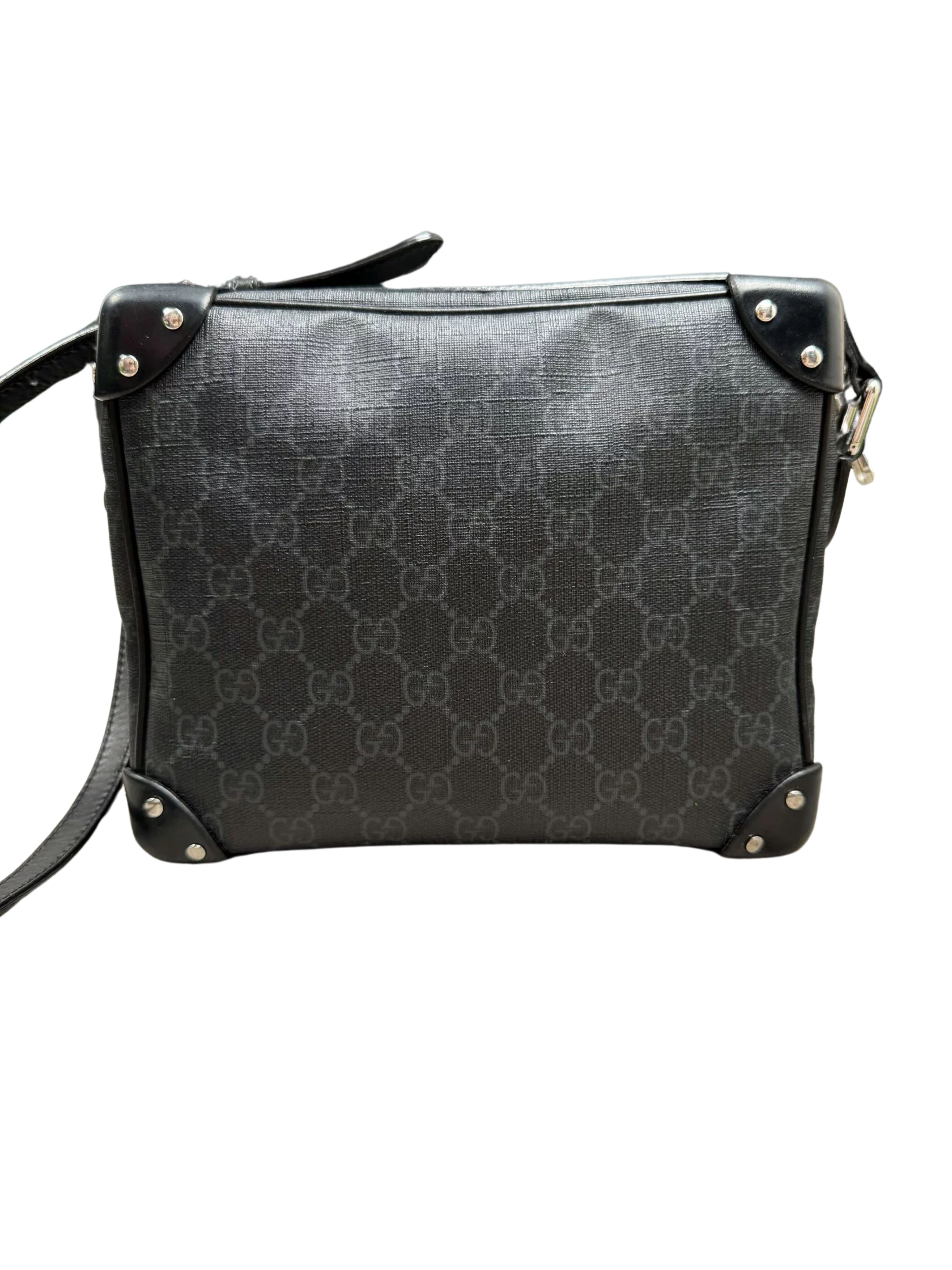 Gucci GG Supreme Soft Trunk Bag - Black