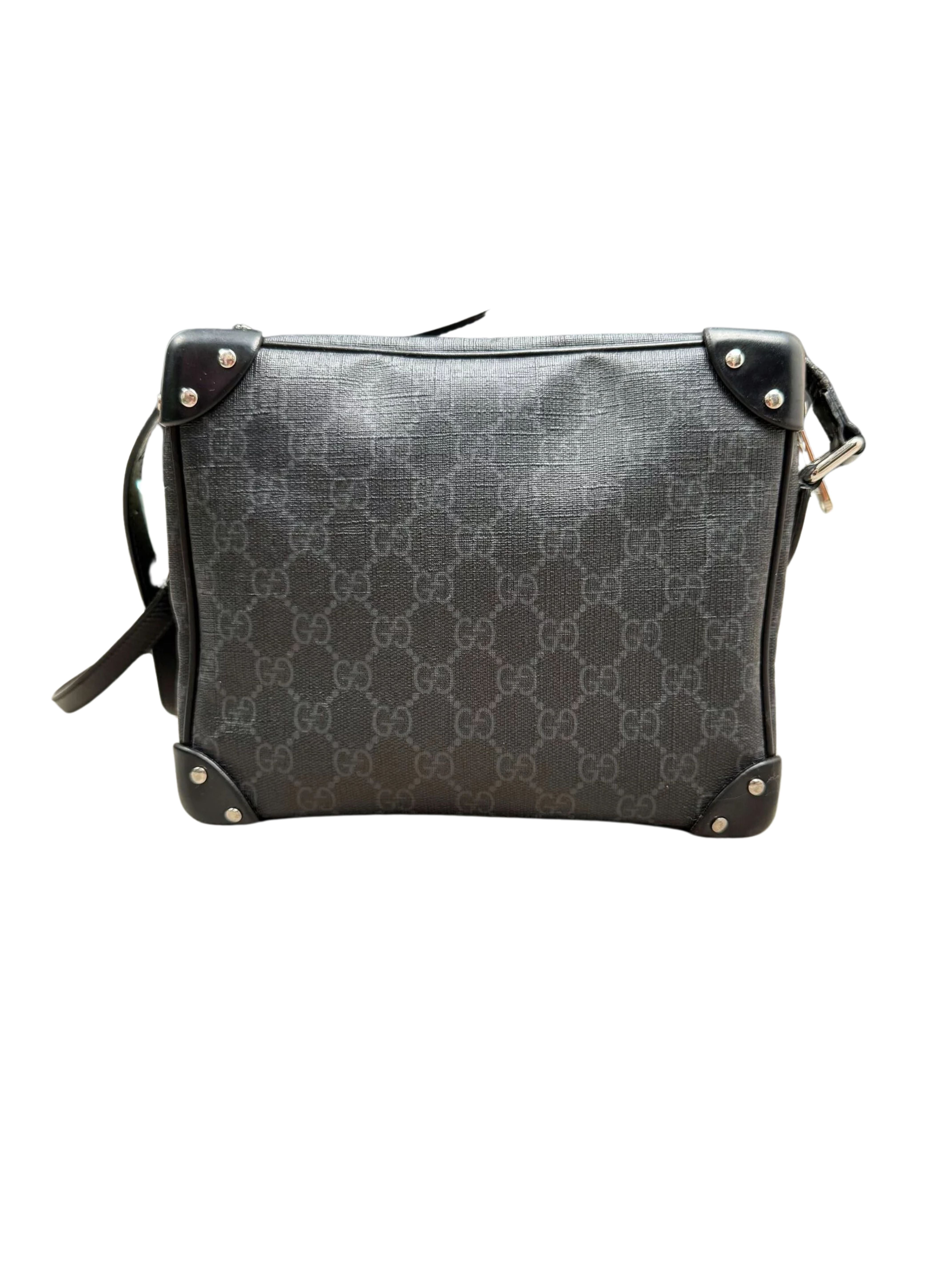 Gucci GG Supreme Soft Trunk Bag - Black