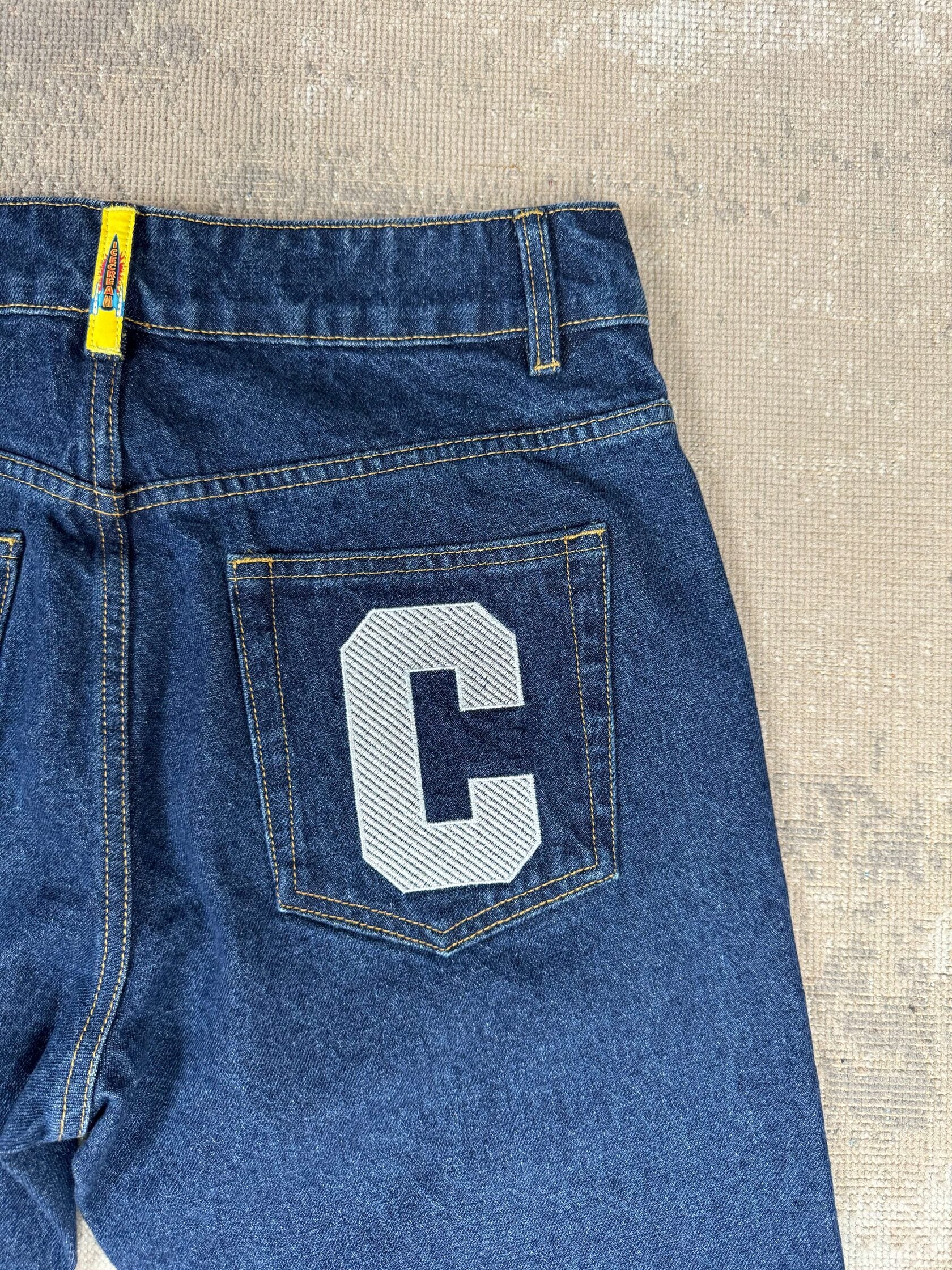 Billionaires Boys Club Ice Cream Running Dog Jeans - Indigo Denim (Unused) Billionaires Boys Club