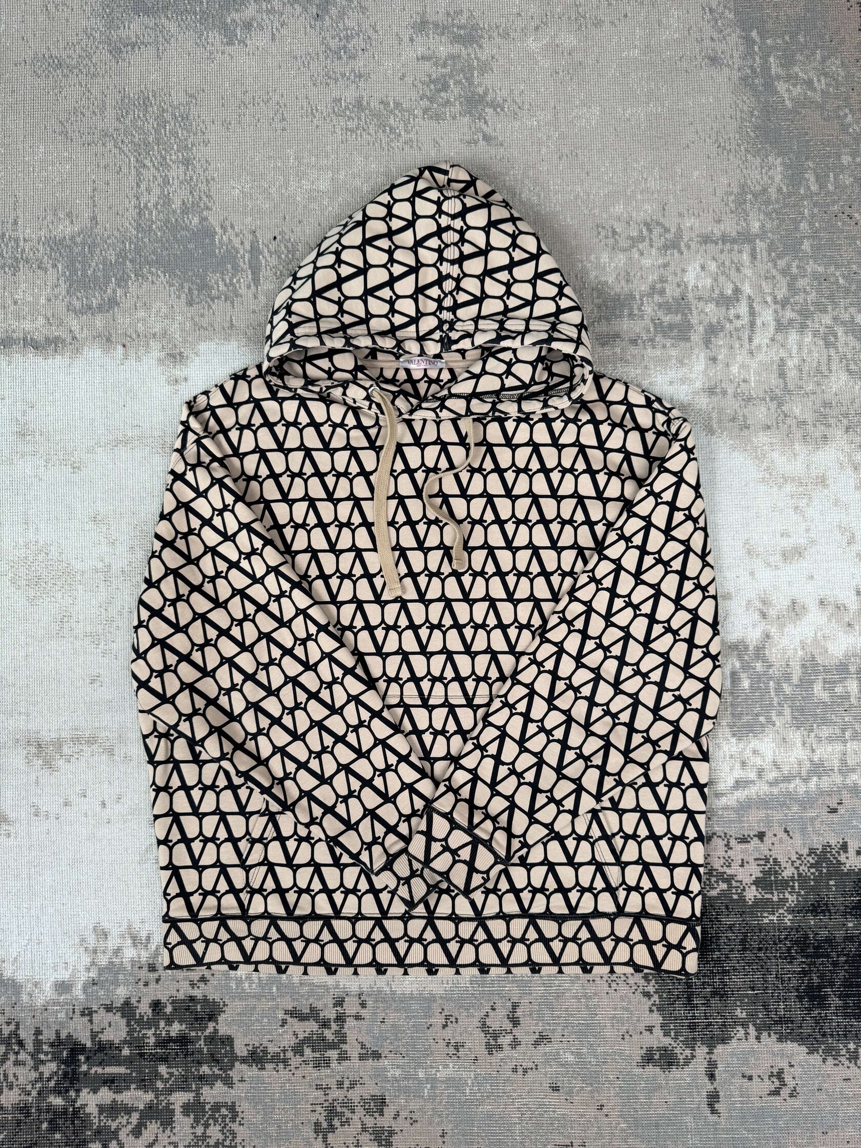 Valentino Garavani Toile Iconograph Hoodie - Brown