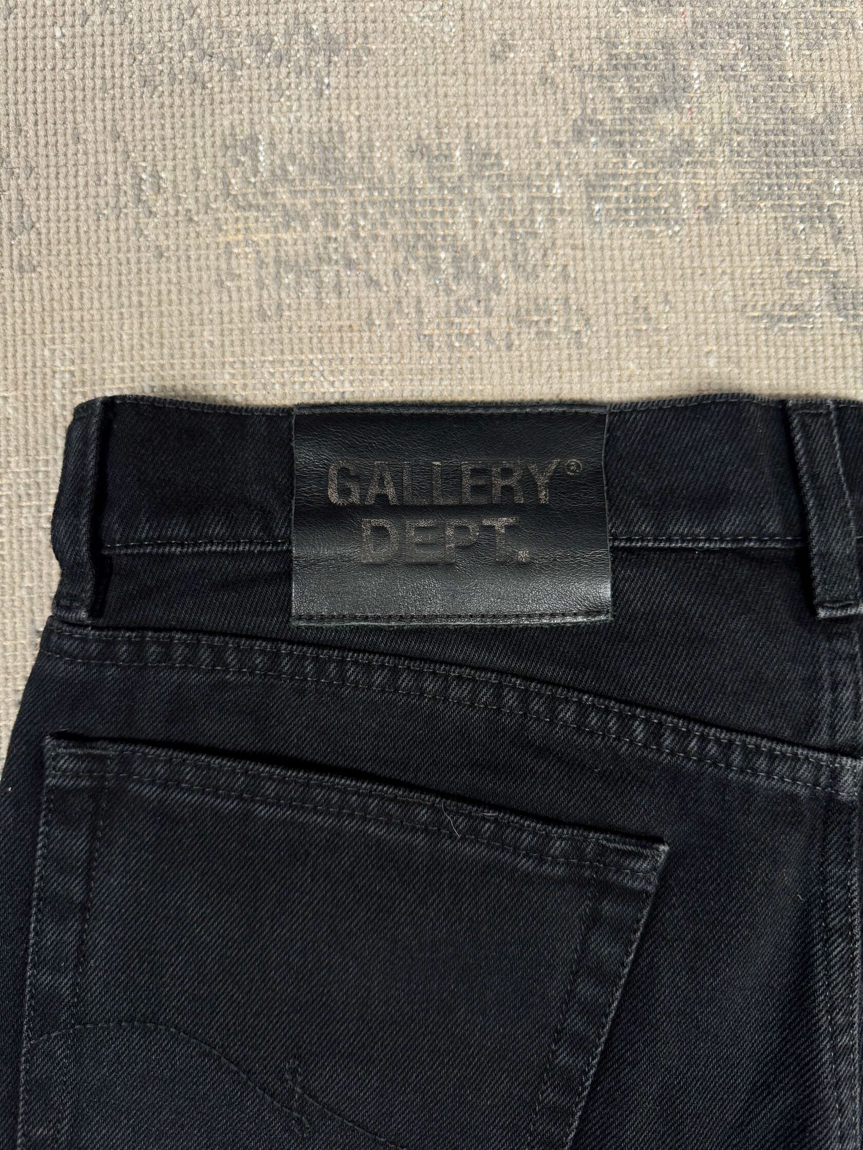 Lanvin x Gallery Dept Flared Jeans - Black Denim Gallery Dept