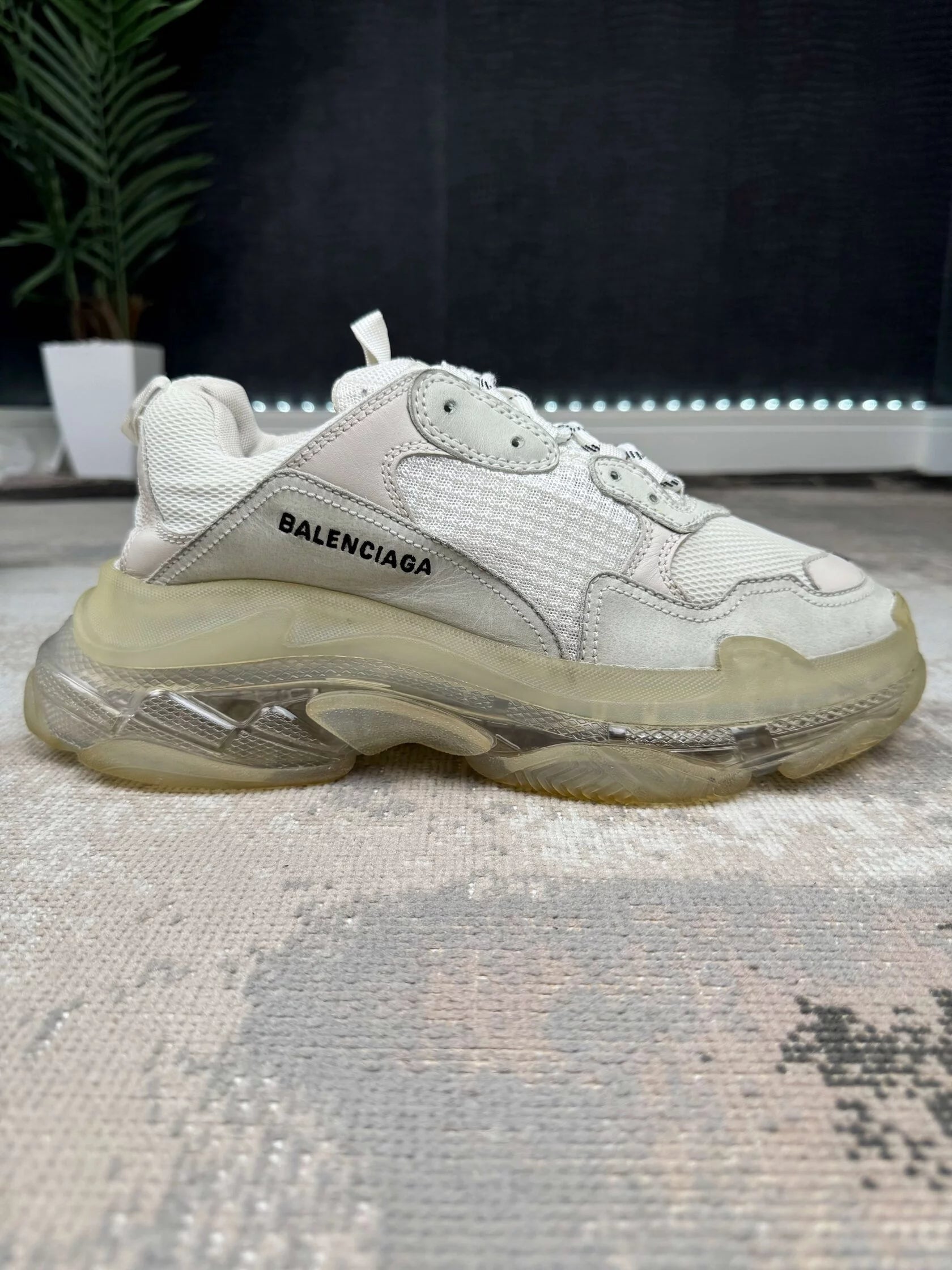 Balenciaga Triple S Clear Sole - White Balenciaga